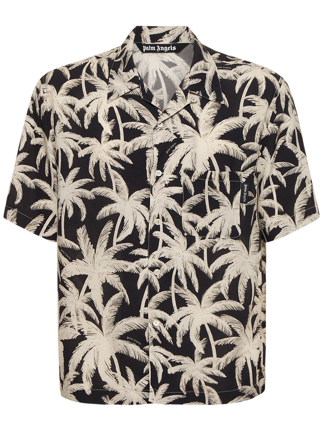 Palm Print Viscose Shirt