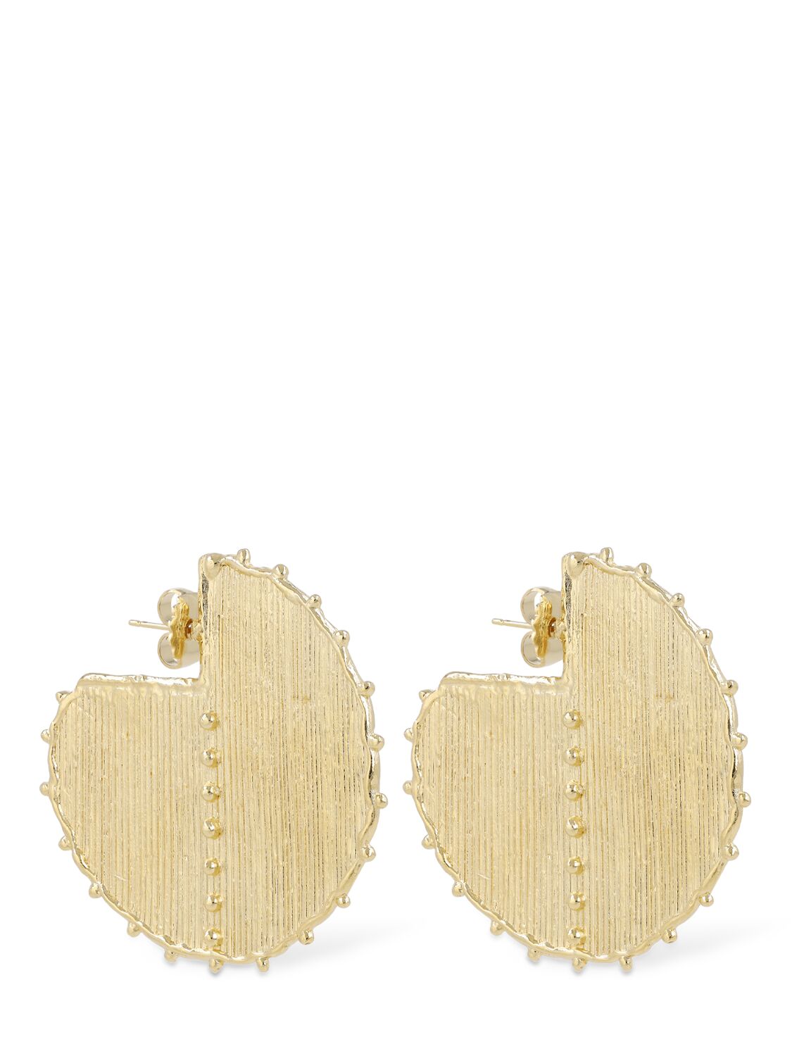 Shop Paola Sighinolfi Vara Hoop Earrings In Gold