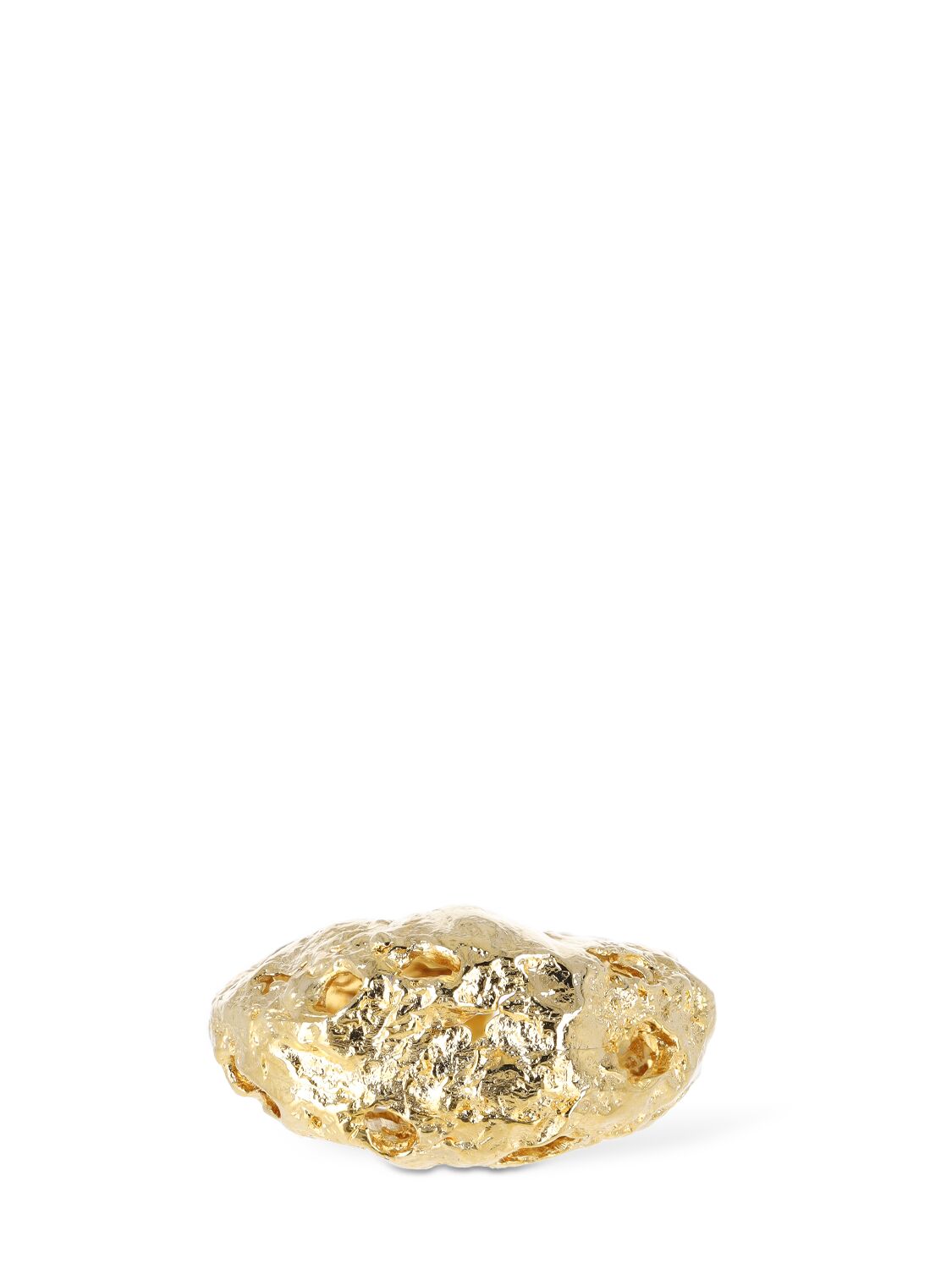Shop Paola Sighinolfi Galia Thick Ring In Gold