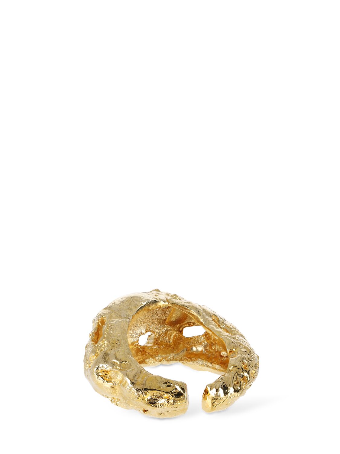 Shop Paola Sighinolfi Galia Thick Ring In Gold