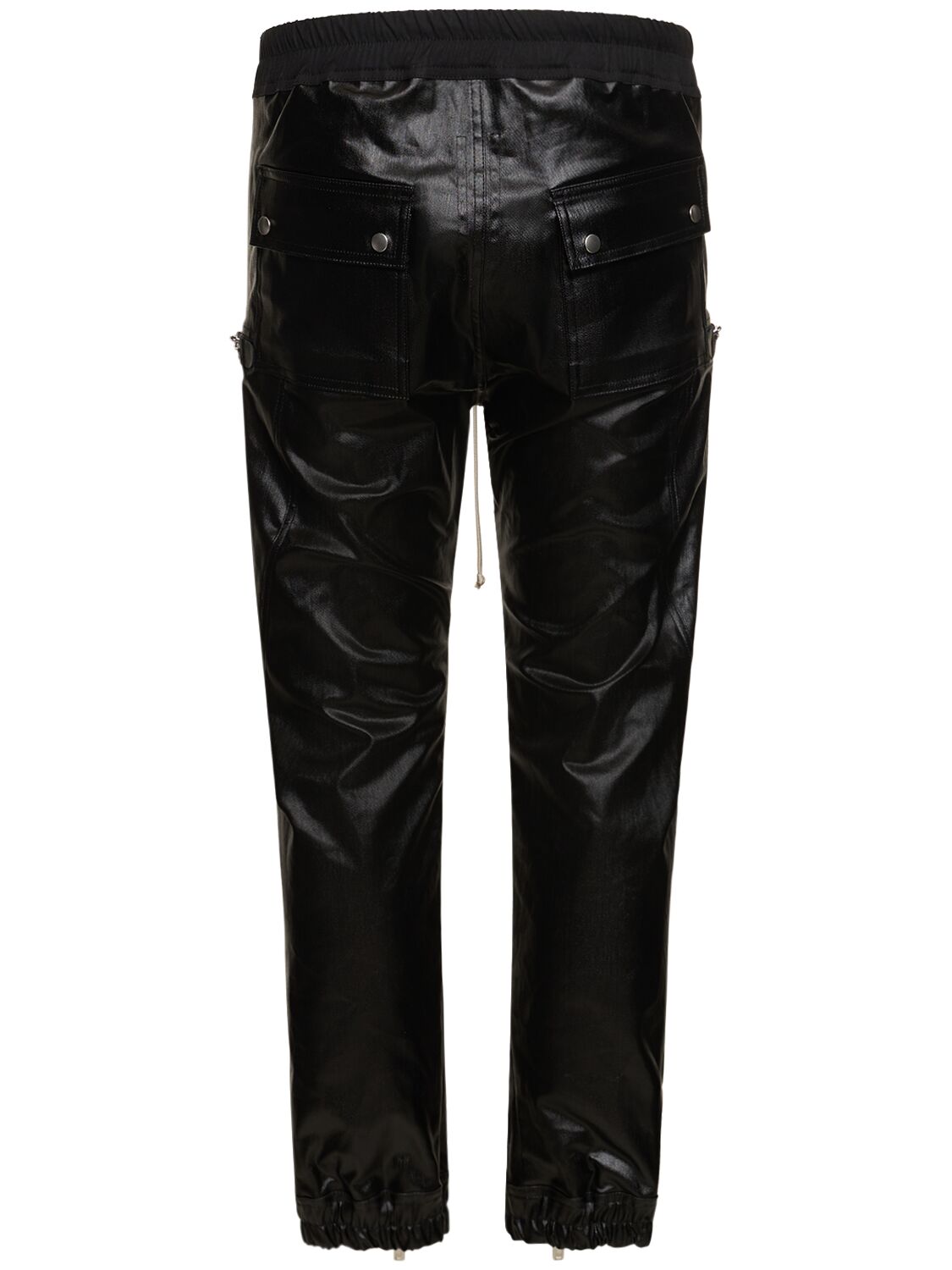 Rick Owens Black Bauhaus Leather Pants