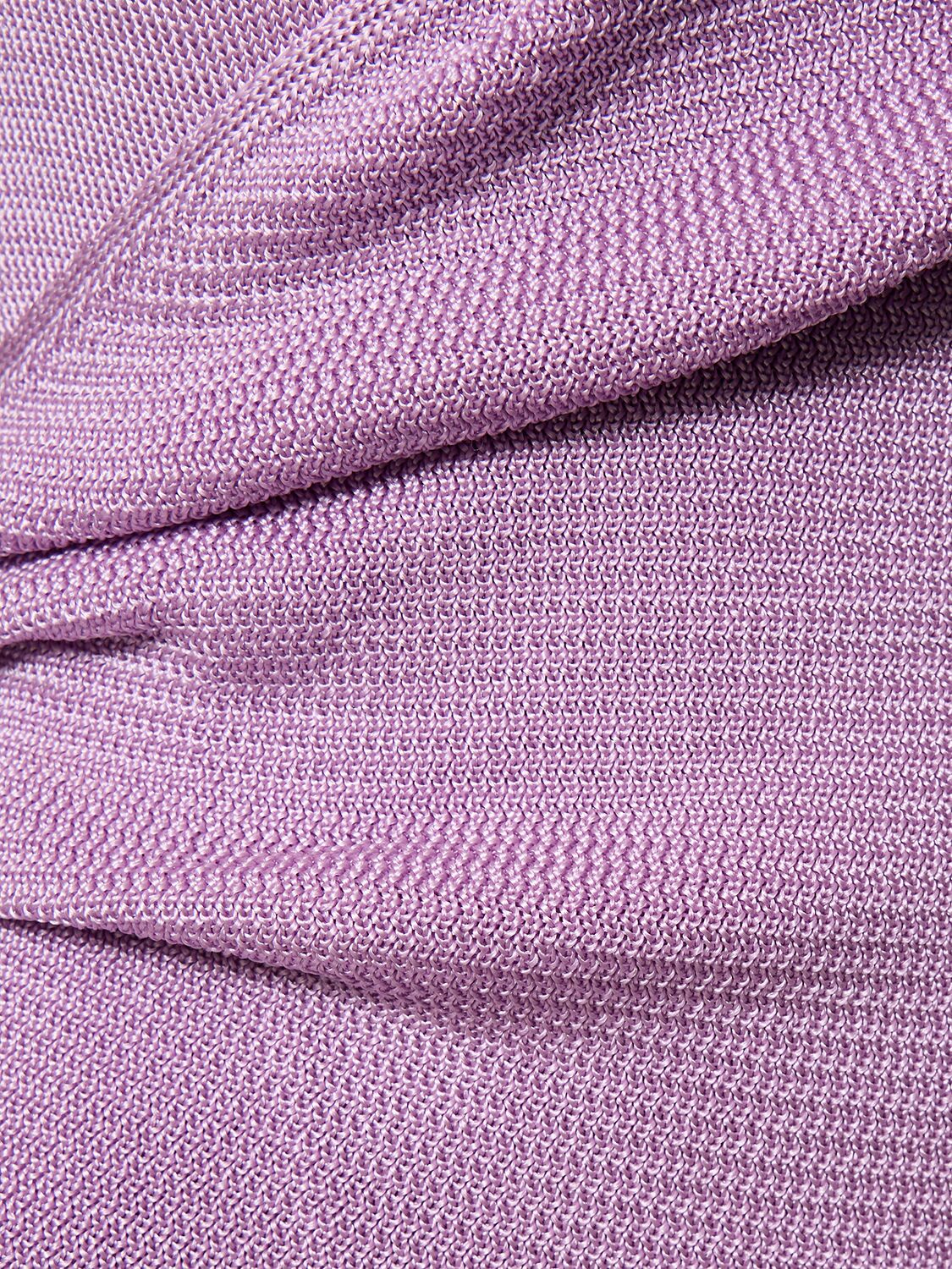 Shop Baobab Serafina Tech Knit Halter Long Dress In Purple