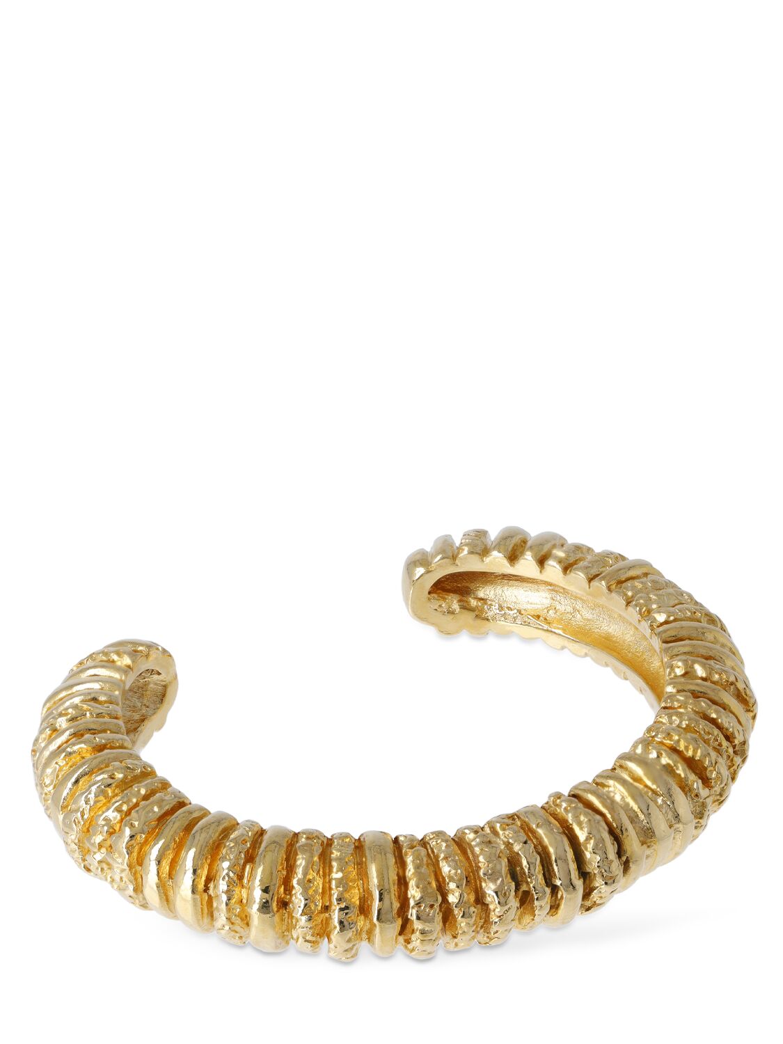 Shop Paola Sighinolfi Capital Cuff Bracelet In Gold