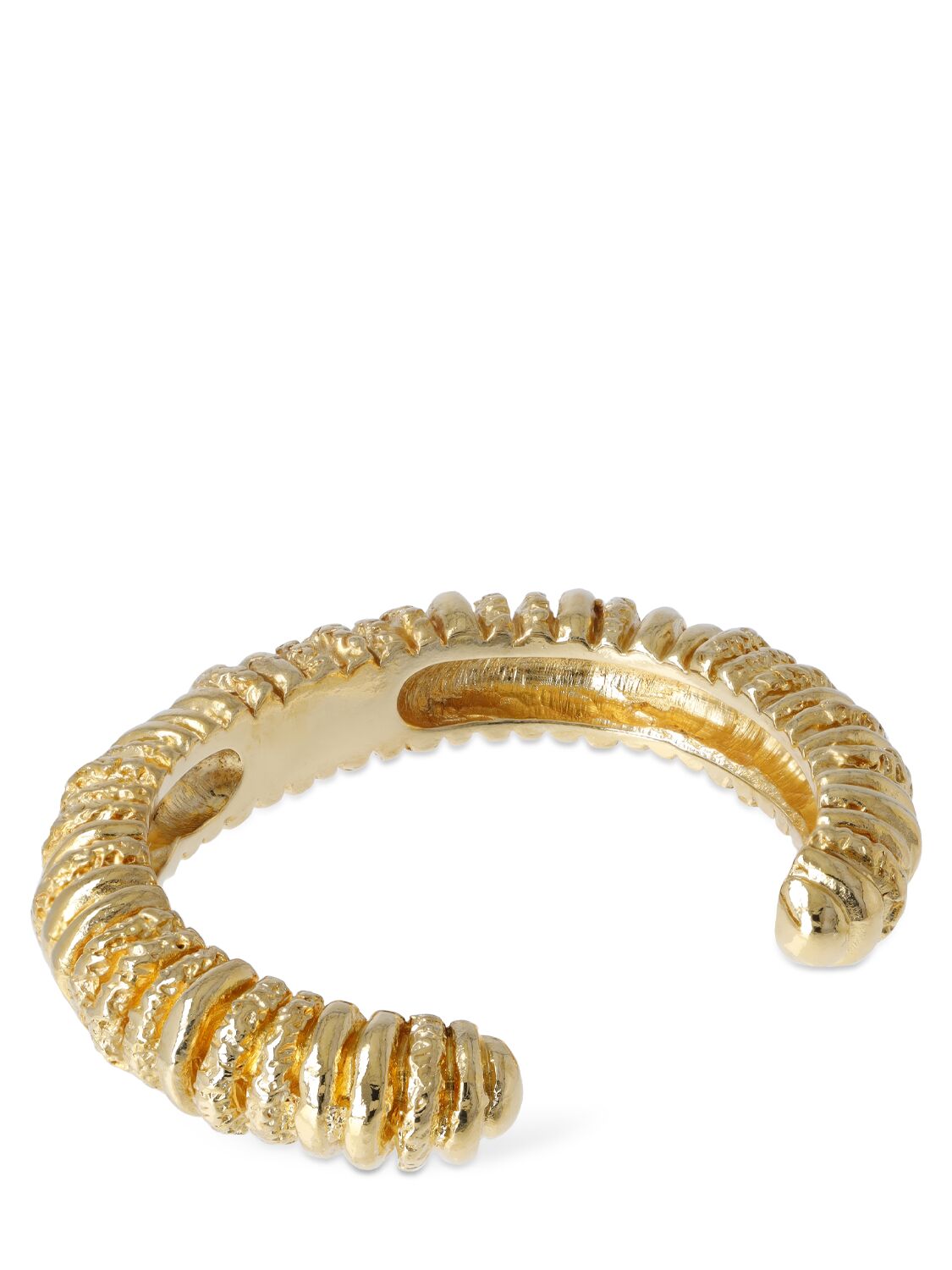 Shop Paola Sighinolfi Capital Cuff Bracelet In Gold