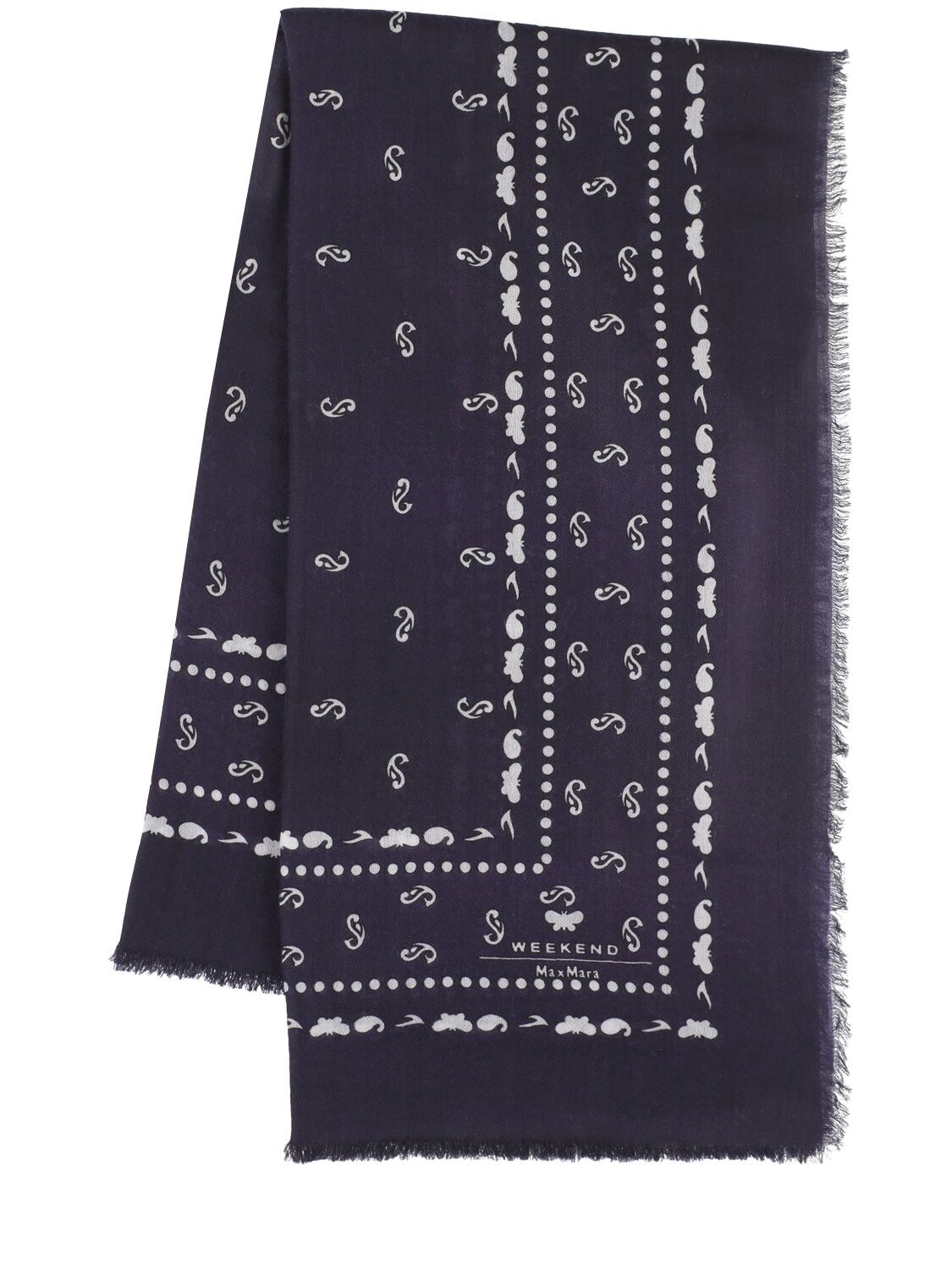 bandana en laine imprimée