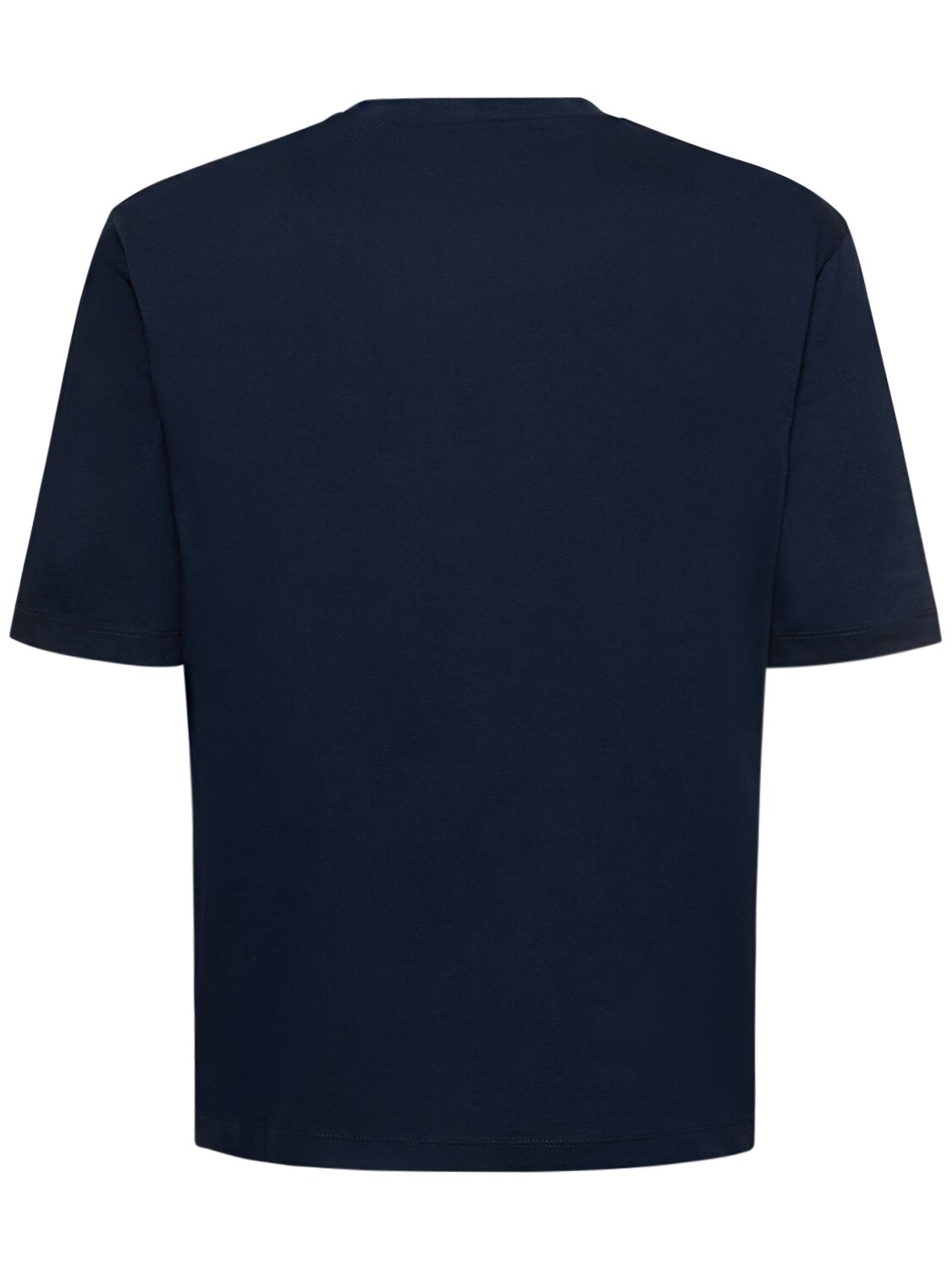 Shop Dsquared2 Loose Fit Cotton T-shirt In Navy