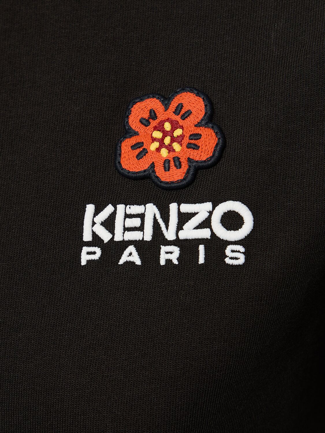 Shop Kenzo Boke Crest Classic Cotton T-shirt In Black