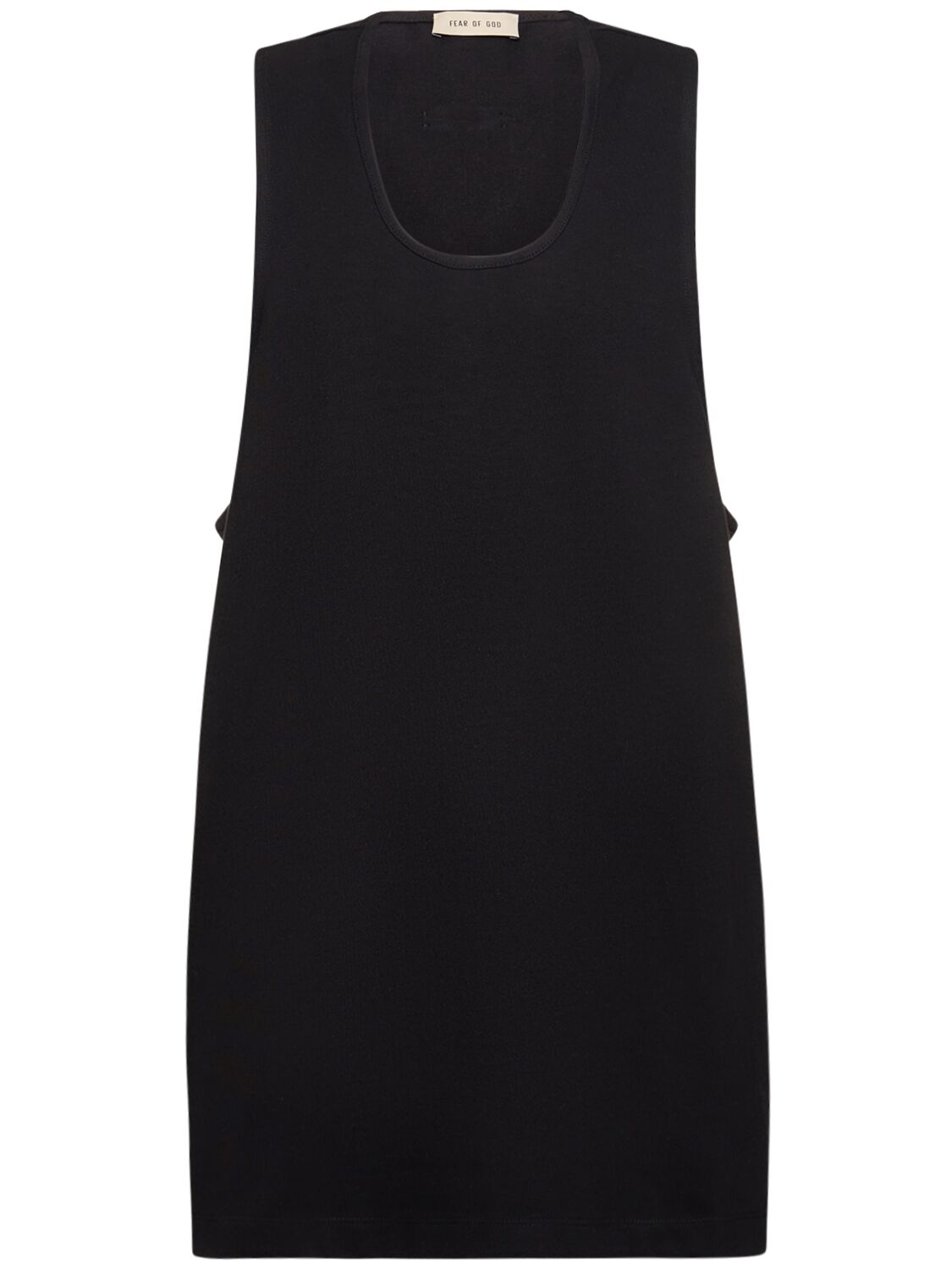 Shop Fear Of God Lounge Tank Top In Black