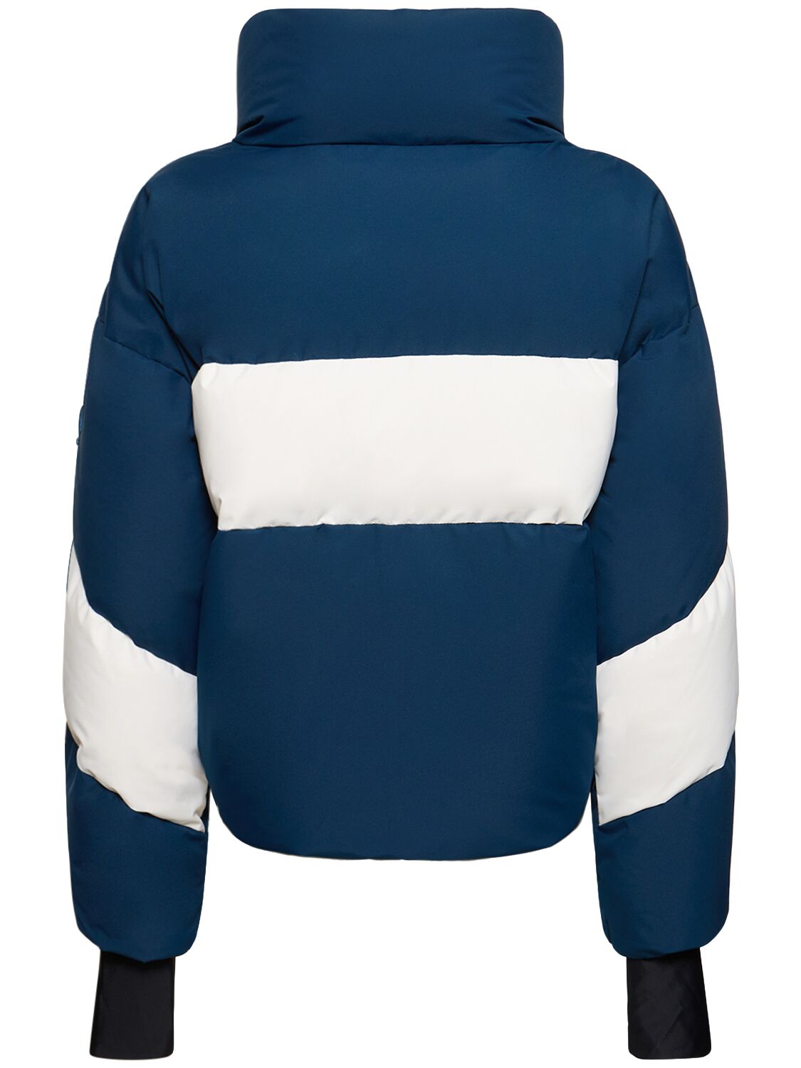 Shop Cordova Aosta Striped Zip-up Ski Jacket In Navy