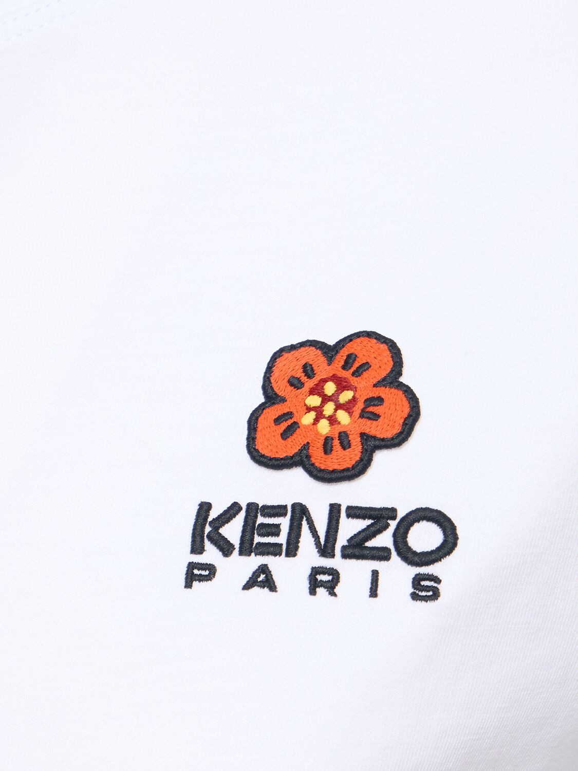 Shop Kenzo Boke Crest Classic Cotton T-shirt In White