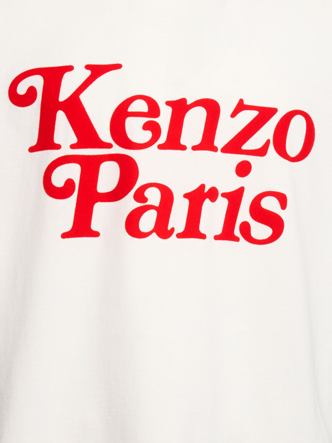 Shop Kenzo By Verdy Cotton Jersey T-shirt In Off-white