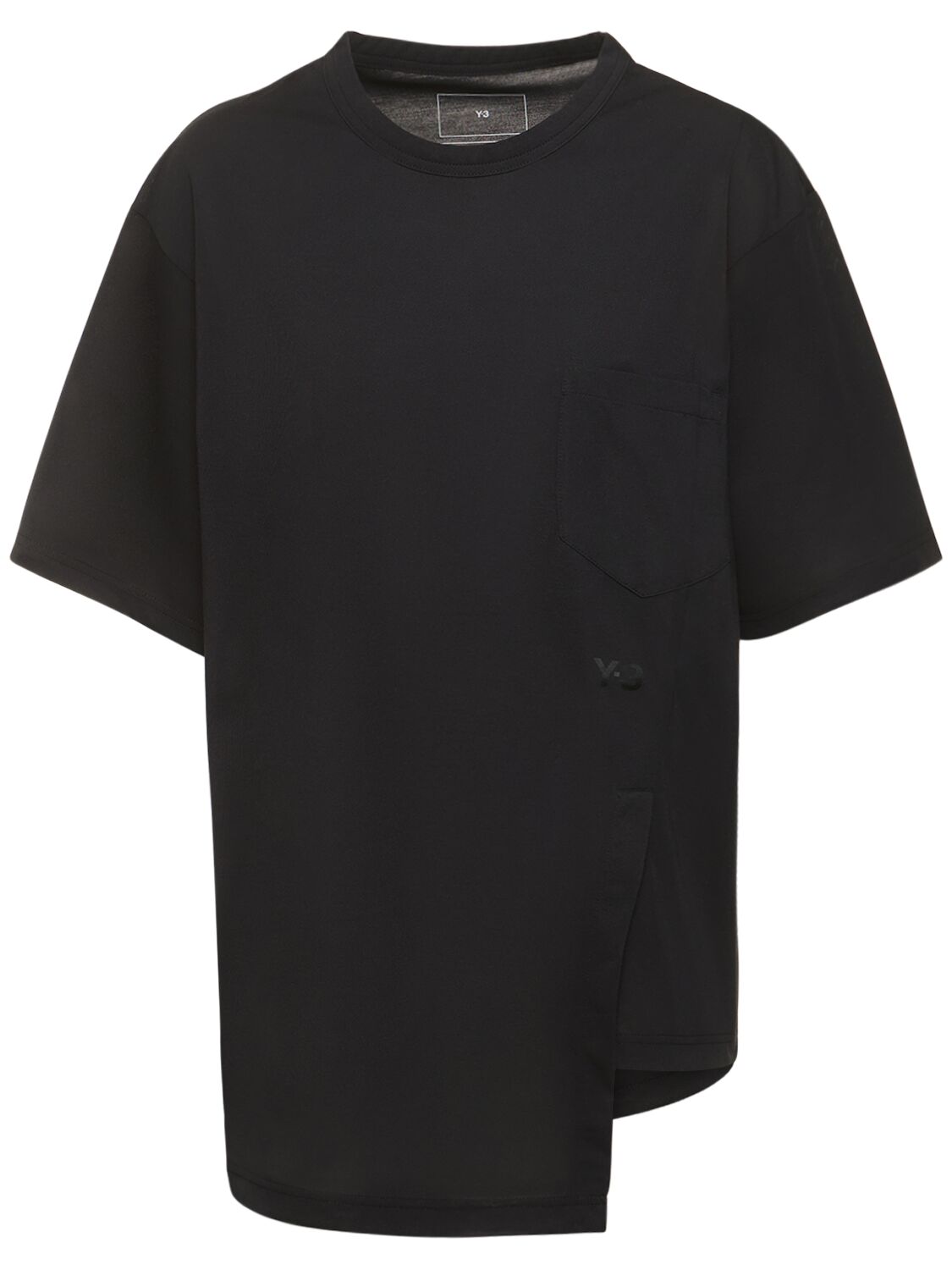 Y-3 Prem宽松短袖t恤 In Black