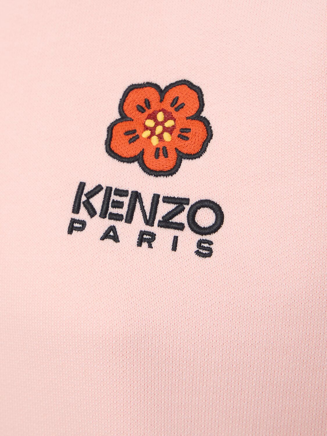Shop Kenzo Boke Flower Cotton Sweatshirt In Pink