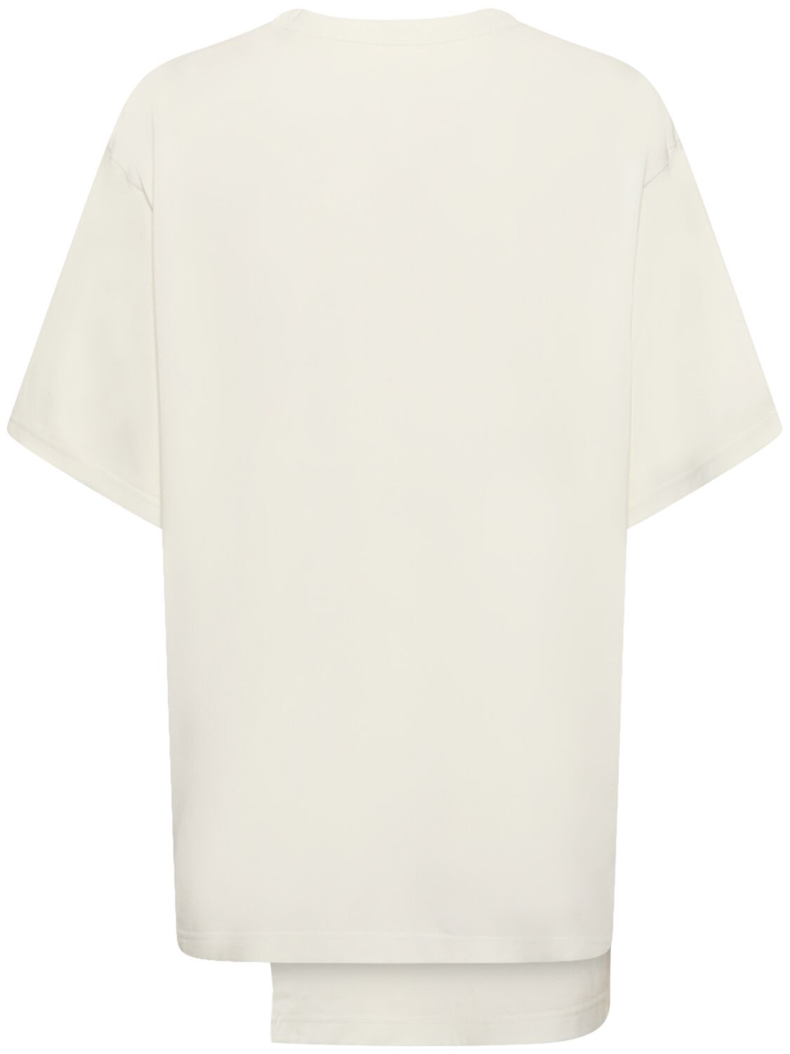 Shop Y-3 Prem Loose Short Sleeve T-shirt In Beige,white