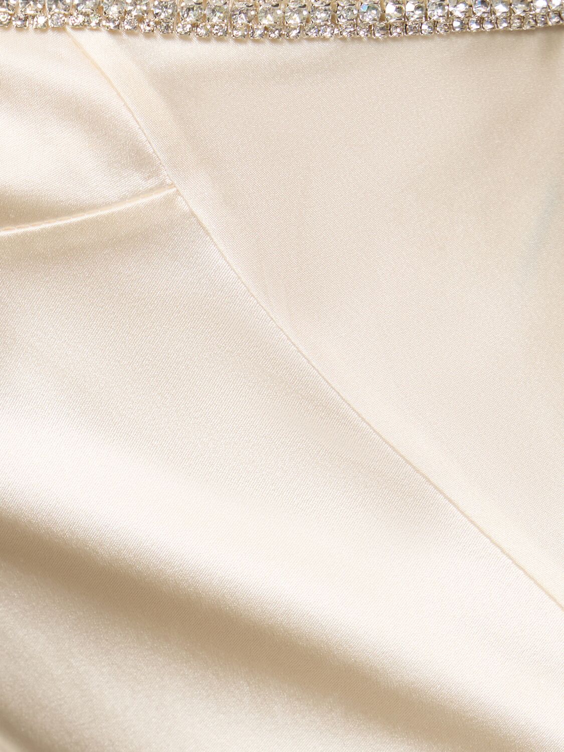 Shop Roland Mouret Silk Satin Gown In Cream