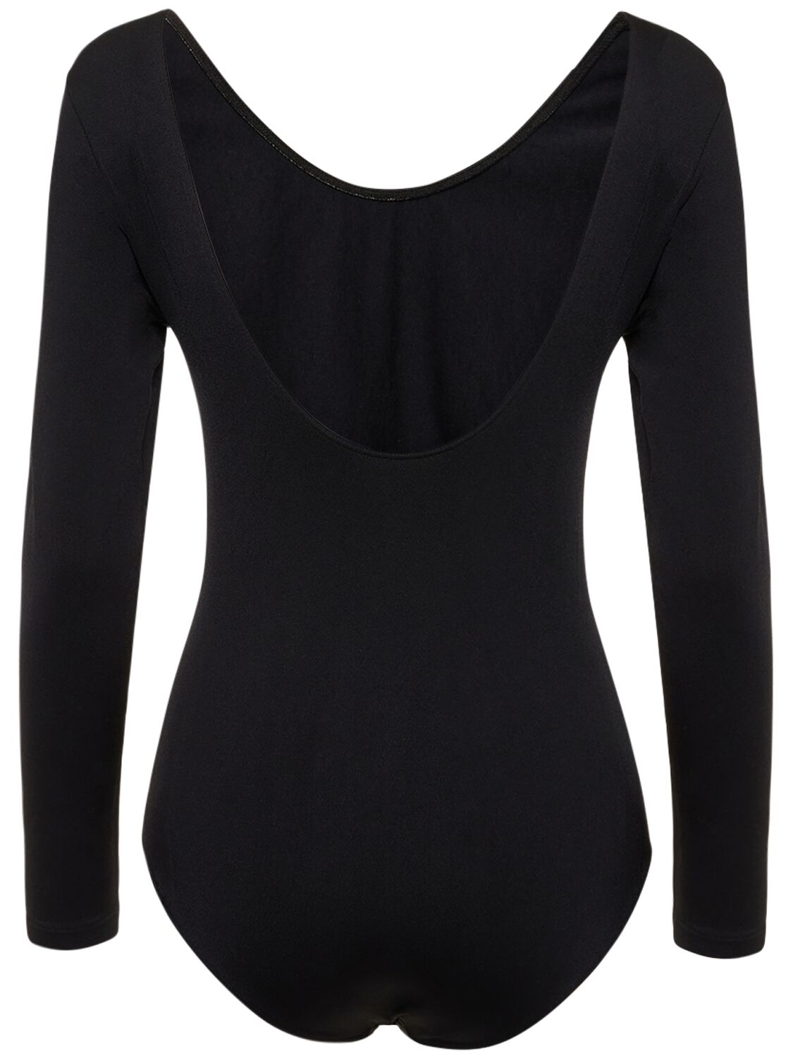 Shop Prism Squared Vivid Long Sleeve Bodysuit In Black