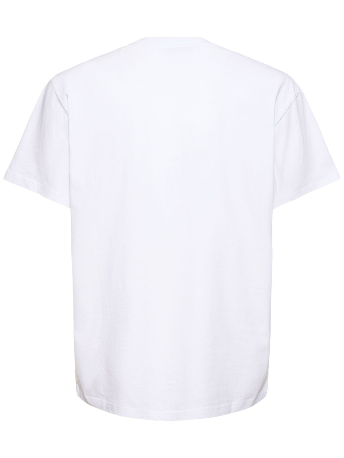 Shop Jw Anderson Gnome Print Cotton Jersey T-shirt In White