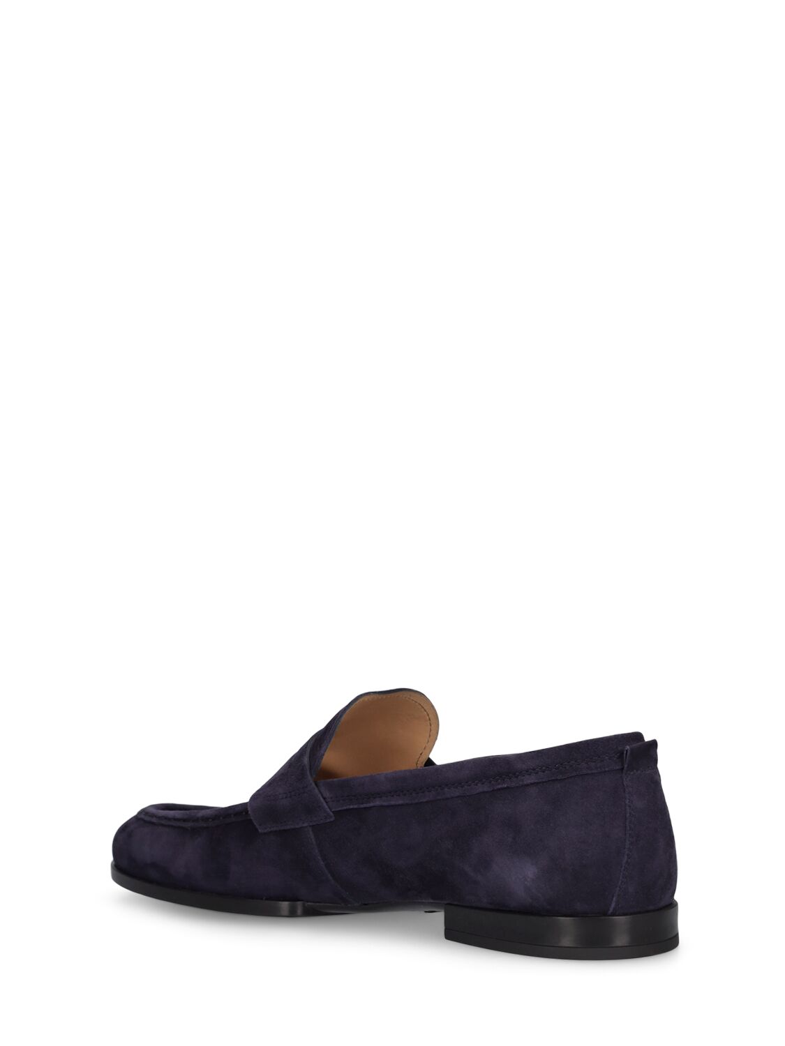 Shop Tod's Amalfi Suede Loafers In Blue