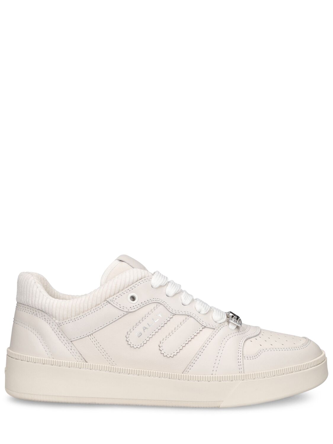 Bally Royalty Leather Low Sneakers In White