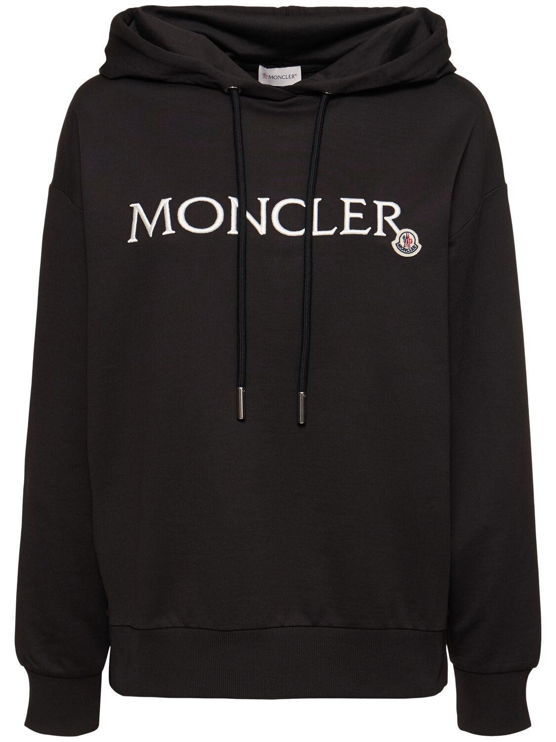 Embroidered Logo Cotton Jersey Hoodie