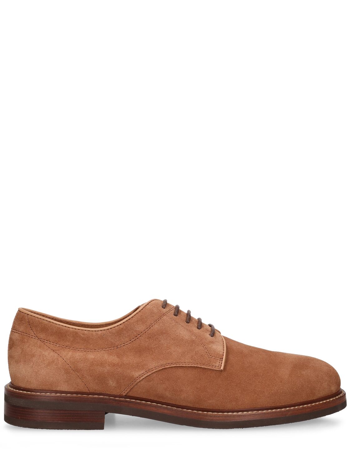Image of Leather Derby Lace-up Shoes