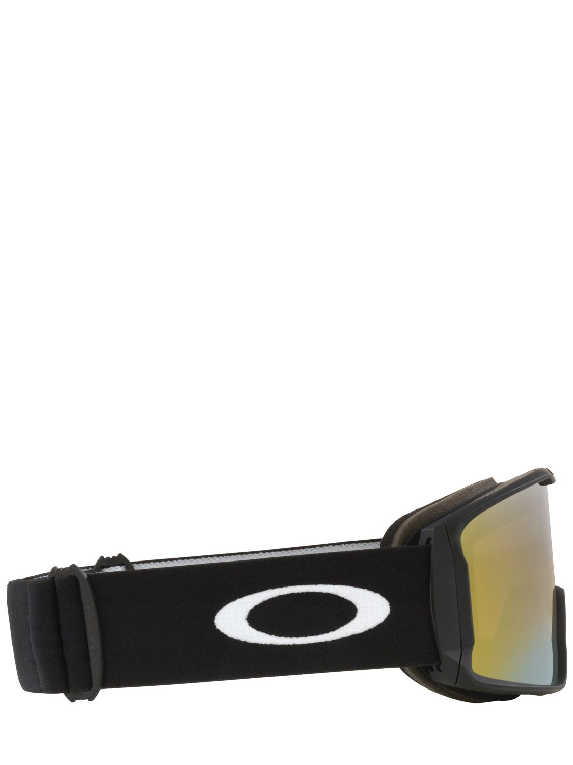 Shop Oakley Line Miner L Goggles In Black,gold