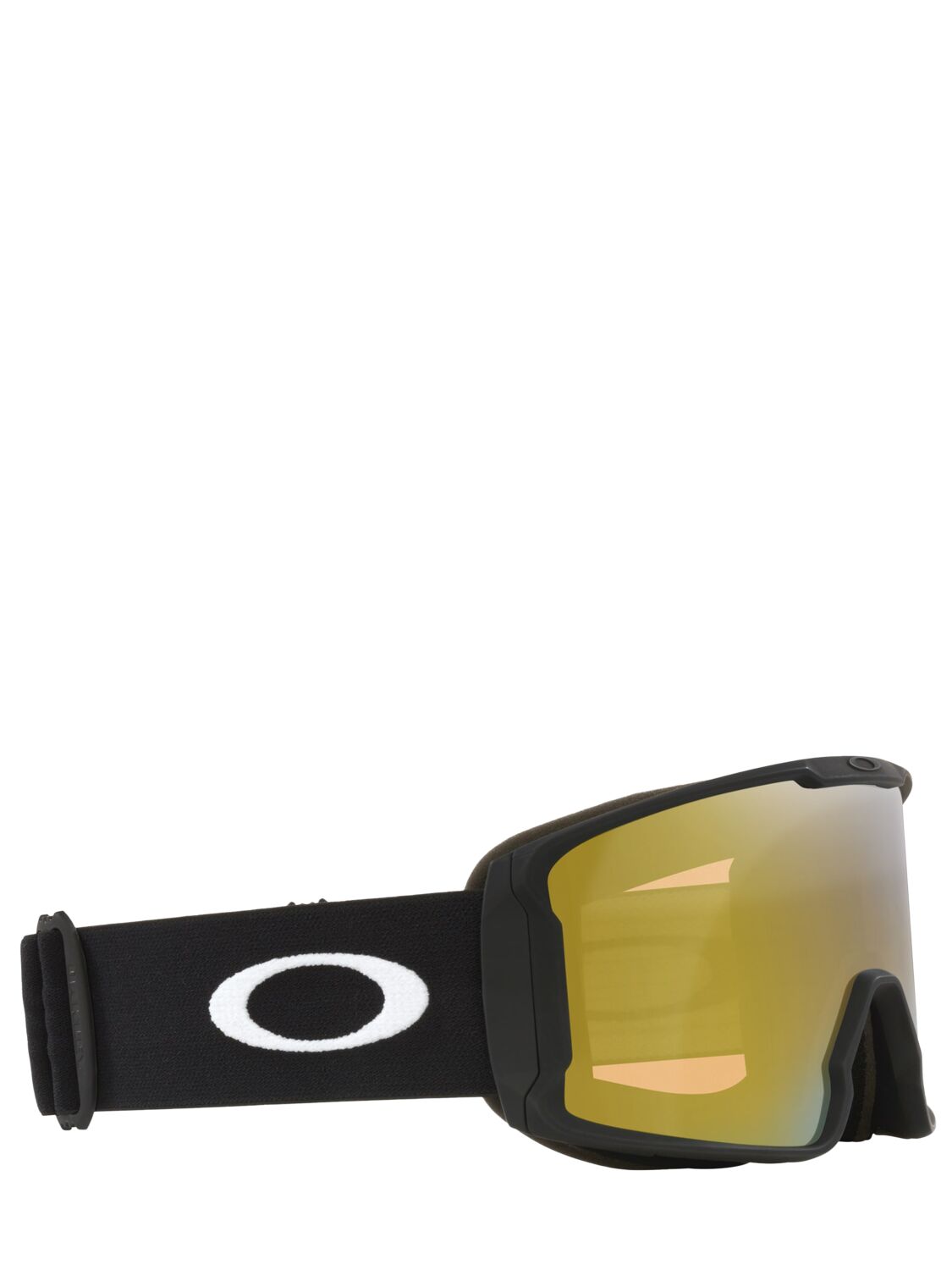 Shop Oakley Line Miner L Goggles In Black,gold