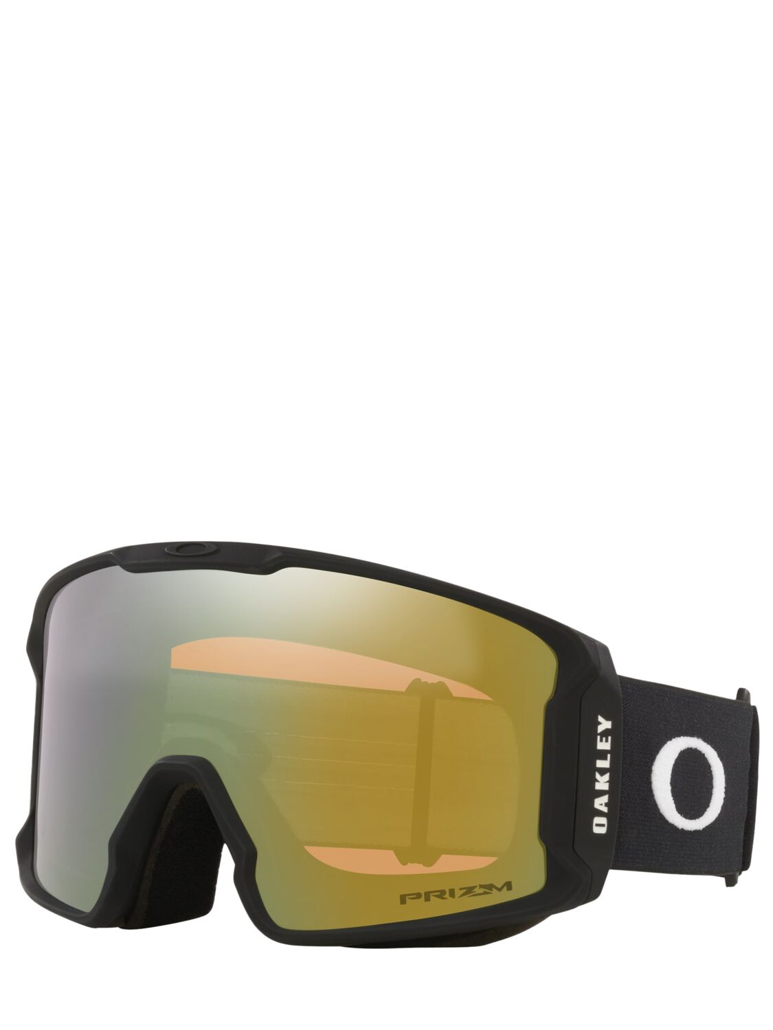 Shop Oakley Line Miner L Goggles In Black,gold