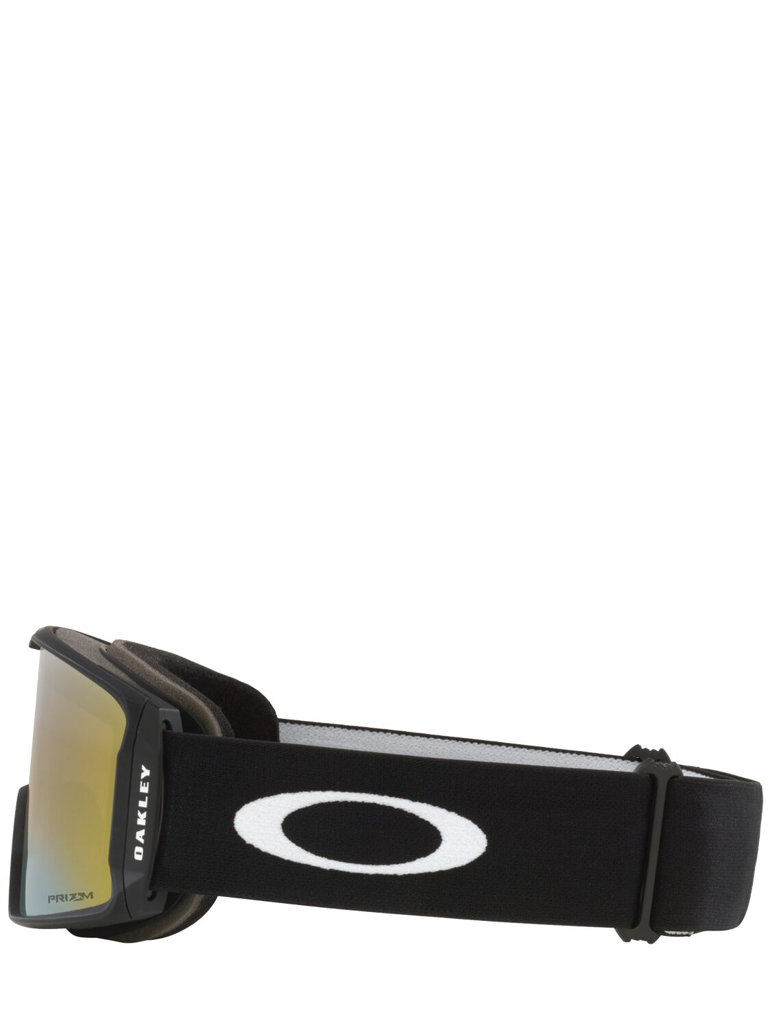 Shop Oakley Line Miner L Goggles In Black,gold