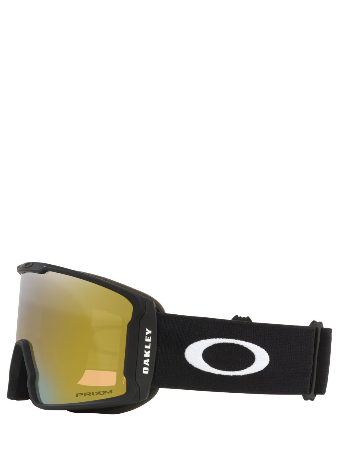 Shop Oakley Line Miner L Goggles In Black,gold