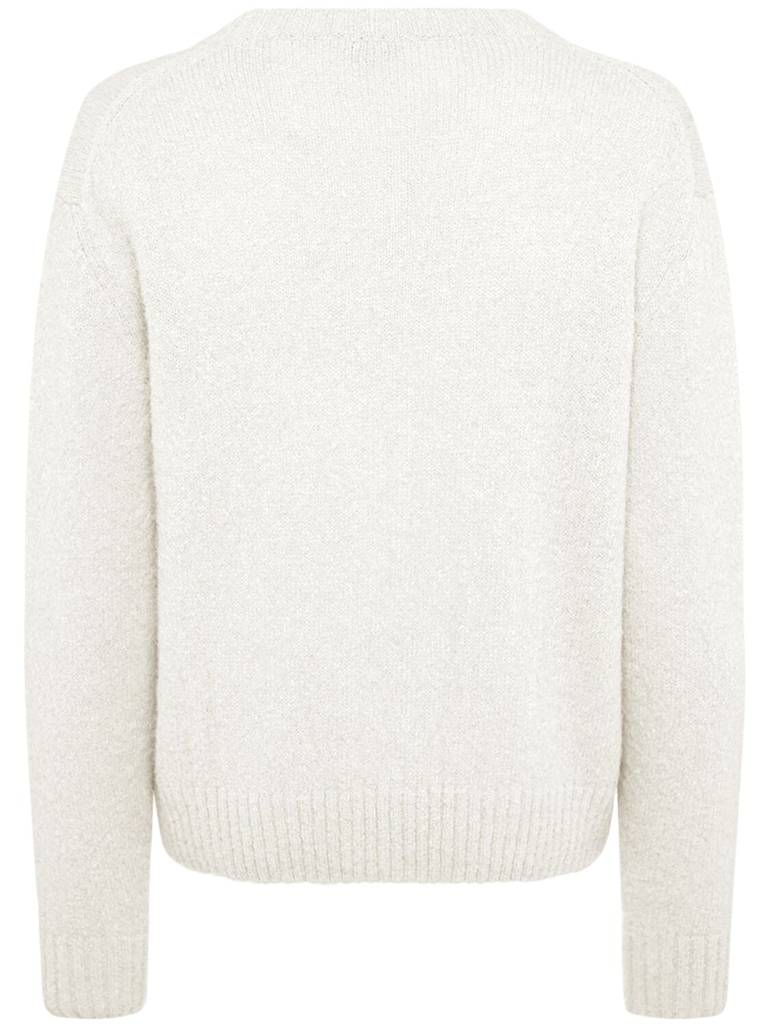 Shop Tom Ford Alpaca Blend Crewneck Sweater In White