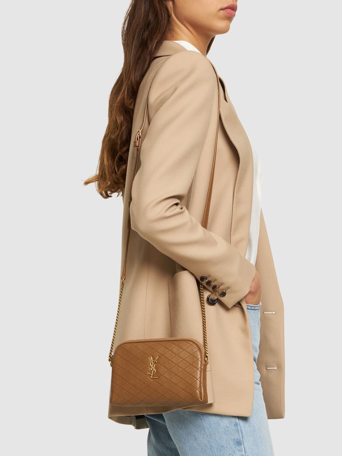 Mini Gaby Quilted Leather Shoulder Bag
