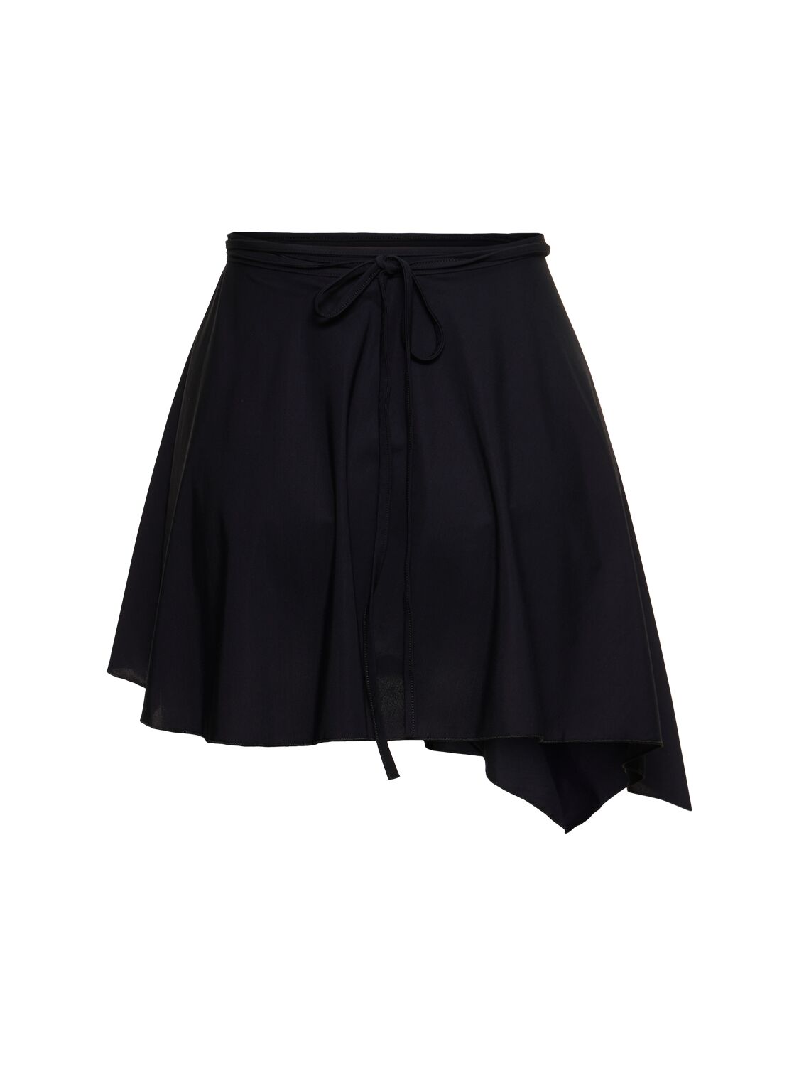 Shop Dsquared2 Icon Lycra Mini Sarong Skirt In Black