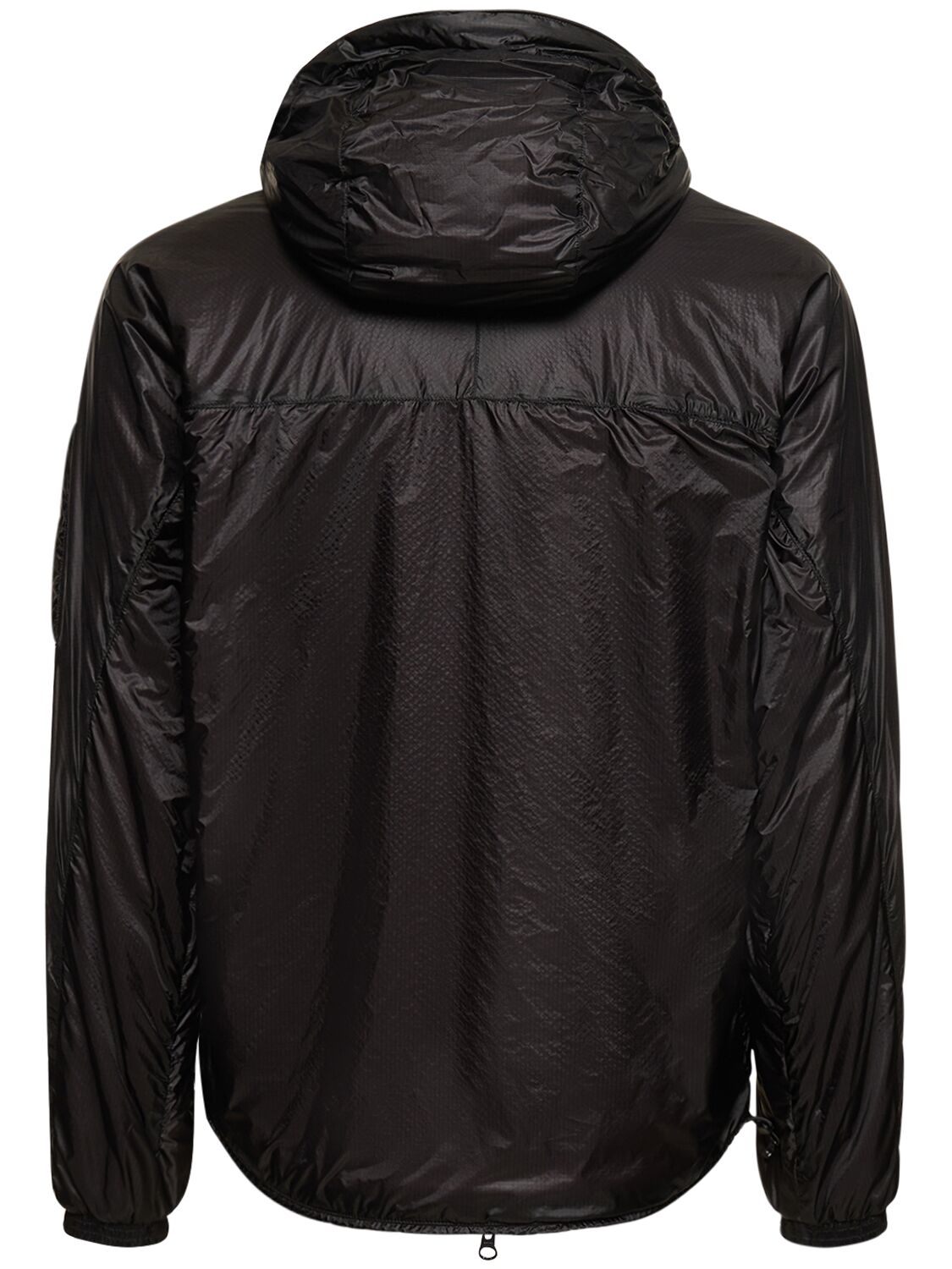 Shop C.p. Company Nada Shell Hooded Jacket In Black