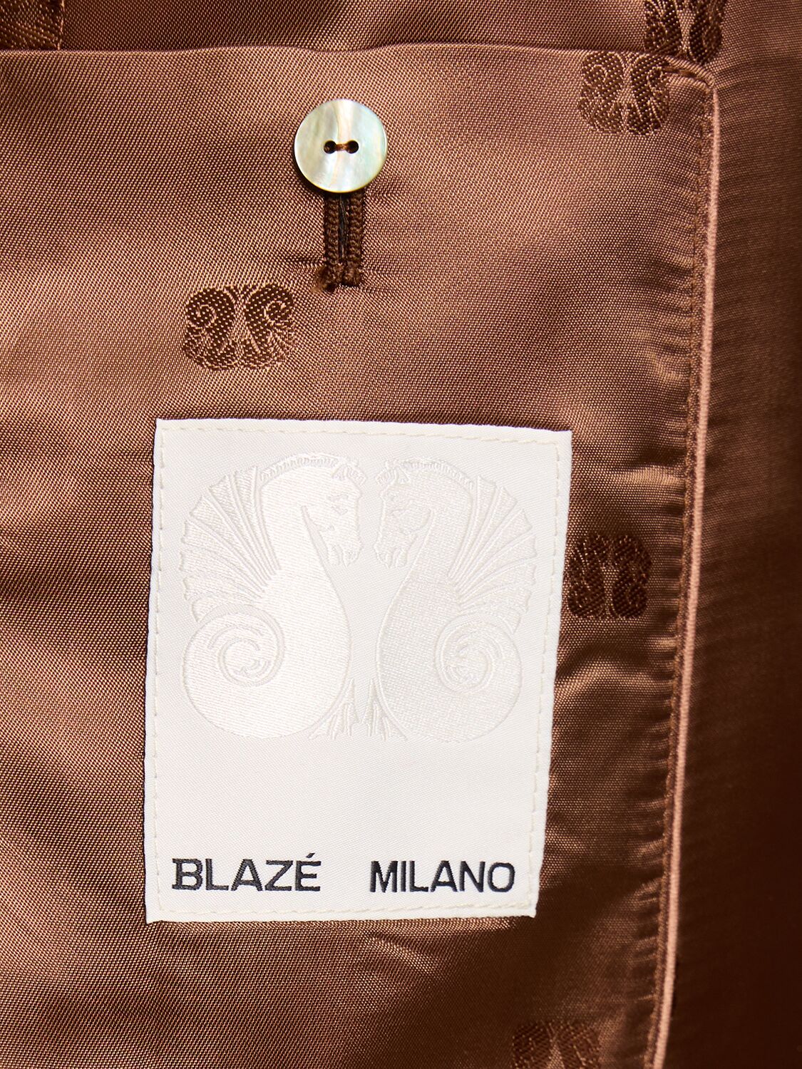 Shop Blazé Milano Alcanara Everynight Wool Blazer In Blue