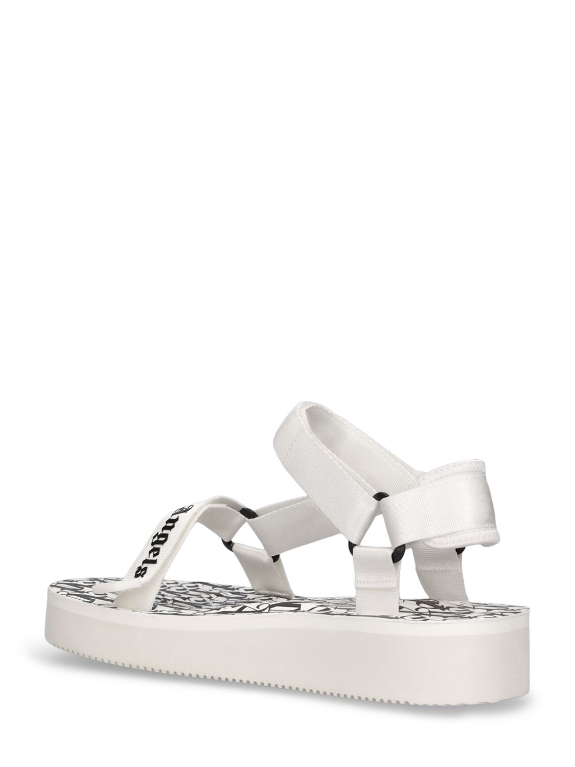 Shop Palm Angels 30mm  X Suicoke Depa Sandals In White