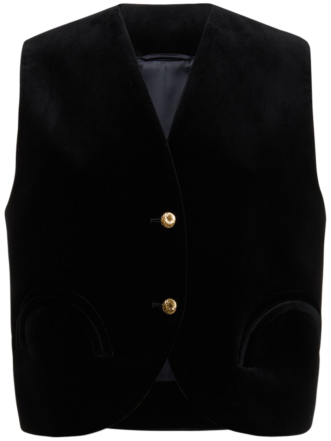 Blazé Milano Jealousy Gliss Cotton Vest In Black
