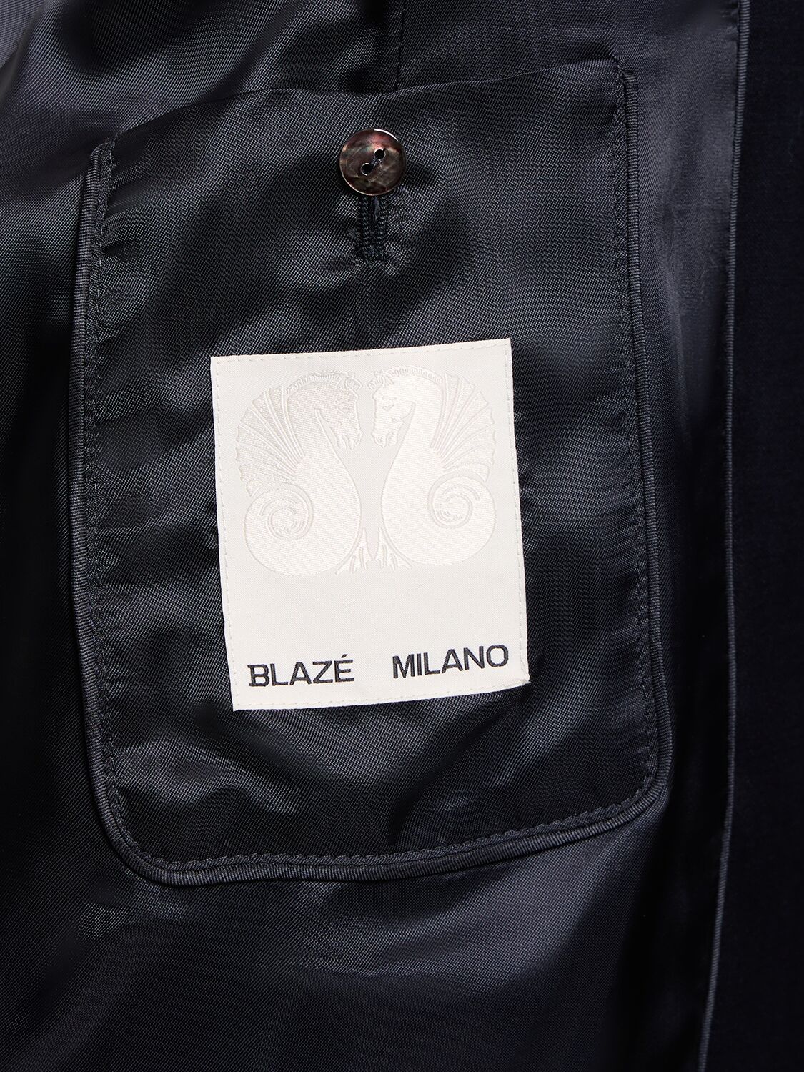 Shop Blazé Milano First Class Charmer Wool & Mohair Blazer In Blue
