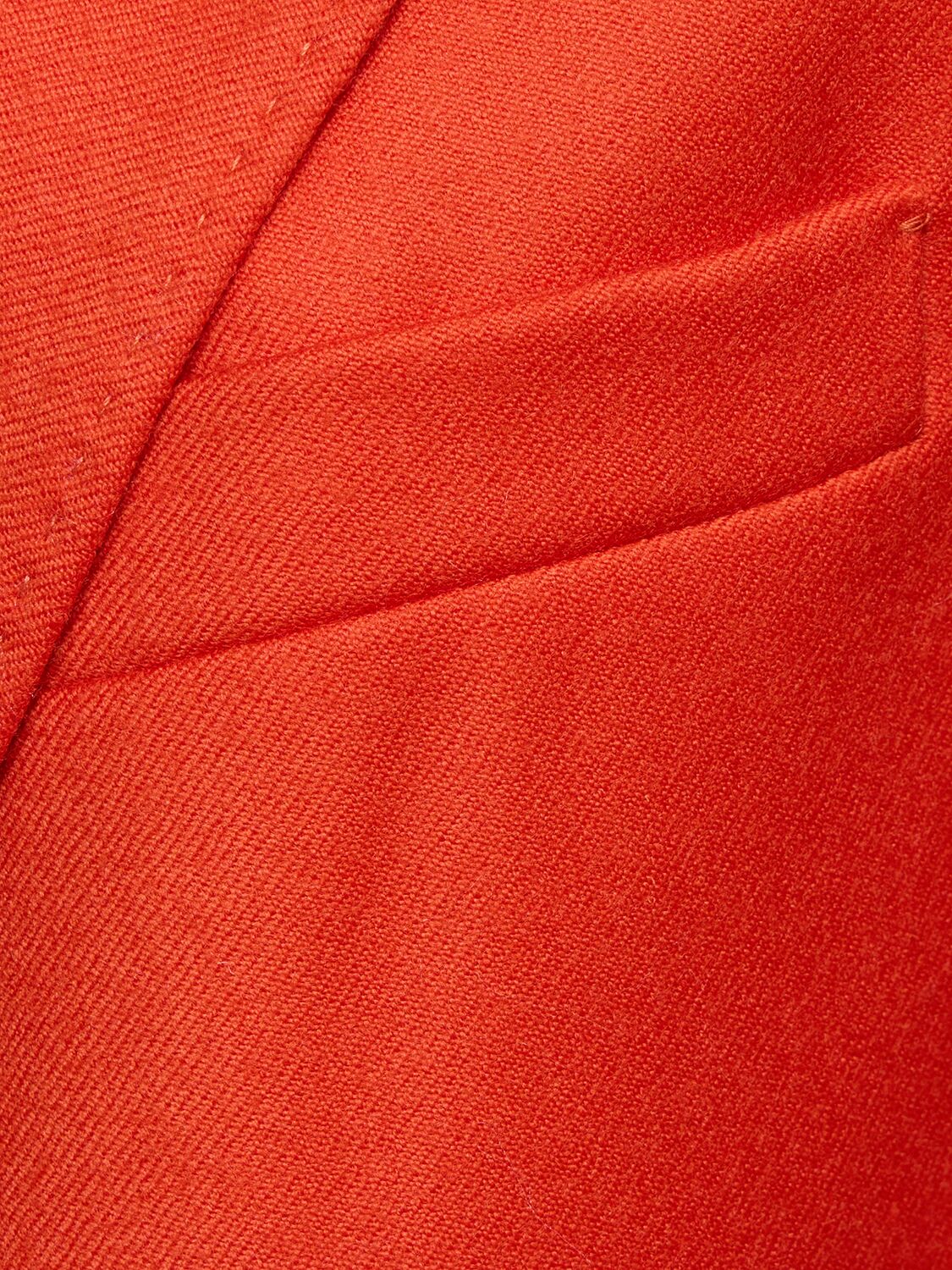 Shop Blazé Milano Exit Wool Blazer In Orange