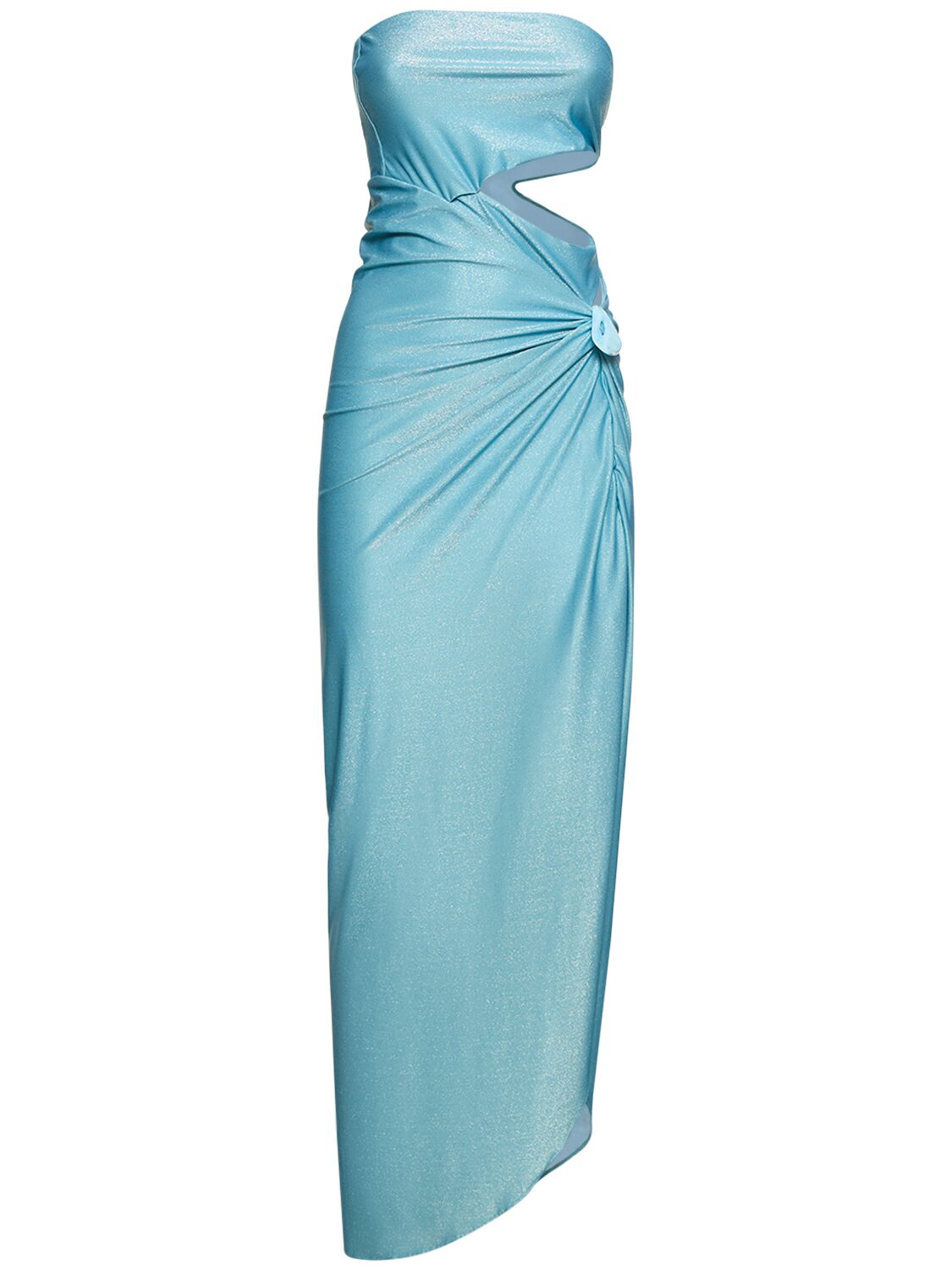 Image of Rhea Strapless Stretch Tech Long Dress