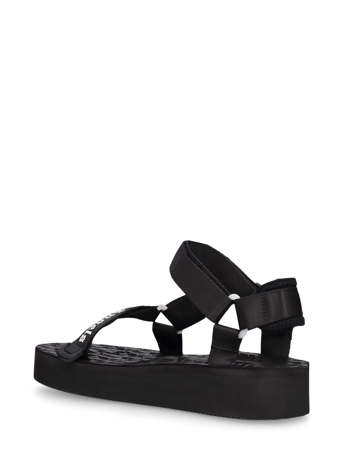 Shop Palm Angels 30mm  X Suicoke Depa Sandals In Black