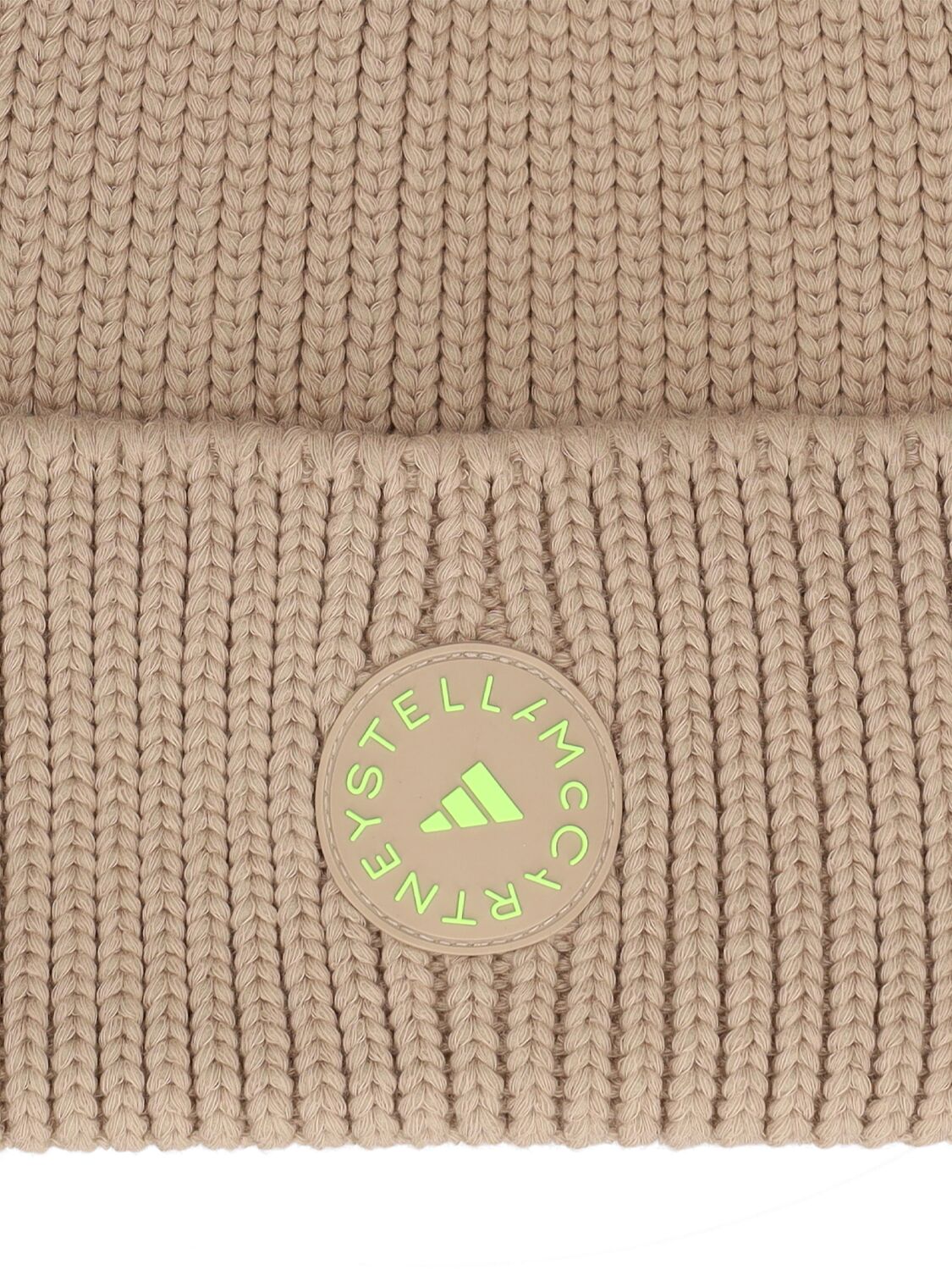 Shop Adidas By Stella Mccartney Amsc Beanie In Trace Khaki