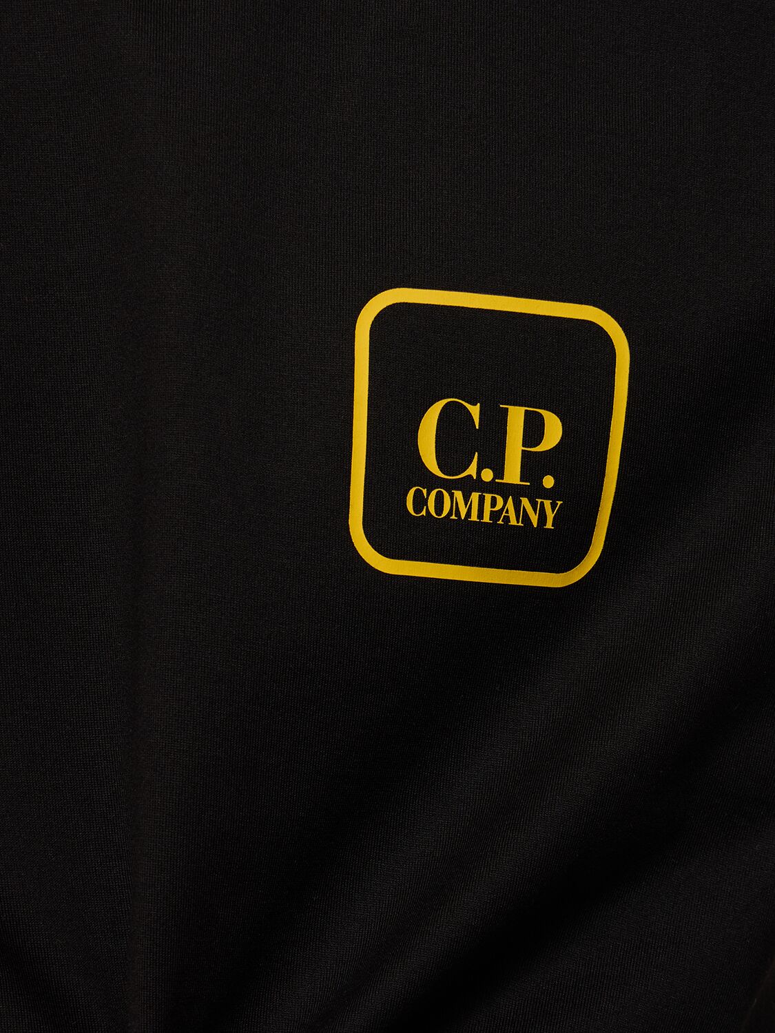 Shop C.p. Company Metropolis Series Logo T-shirt In Black