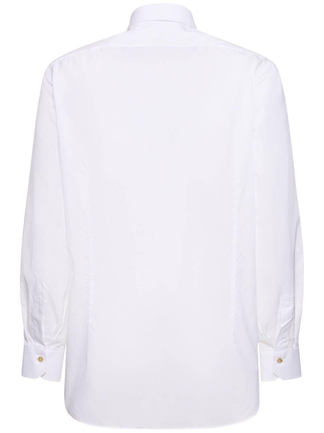 Shop Kiton Cotton Shirt In White