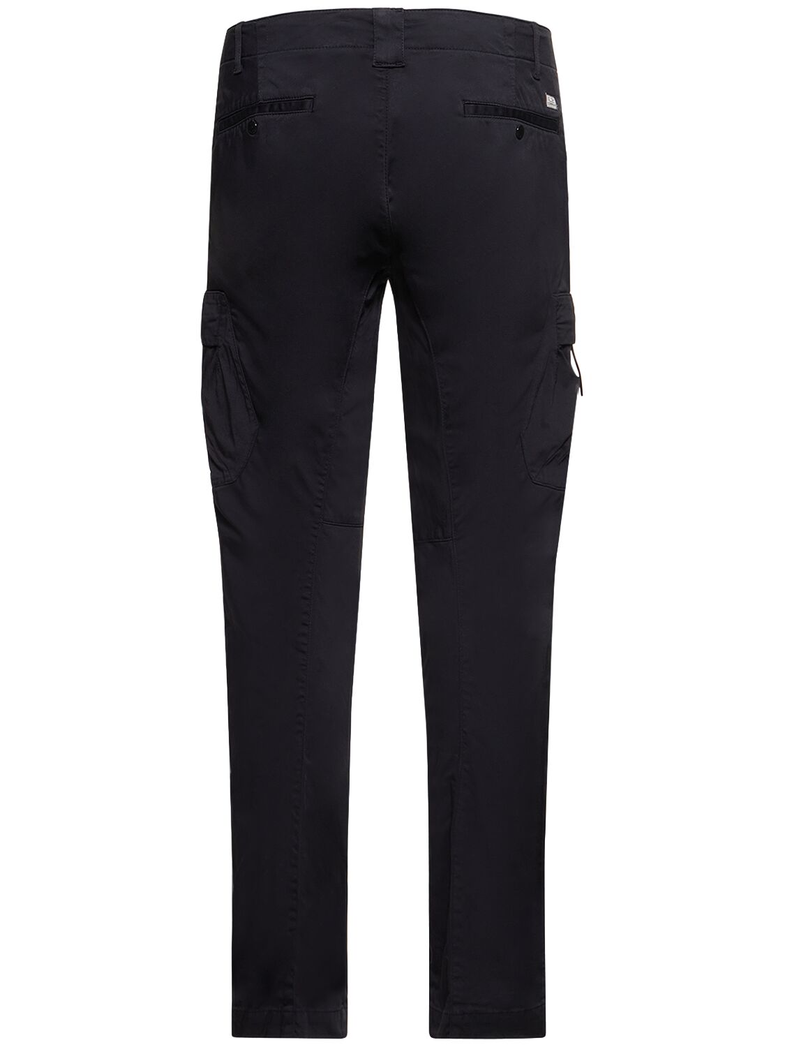 Shop C.p. Company Stretch Satin Ergonomic Cargo Pants In Total Eclipse