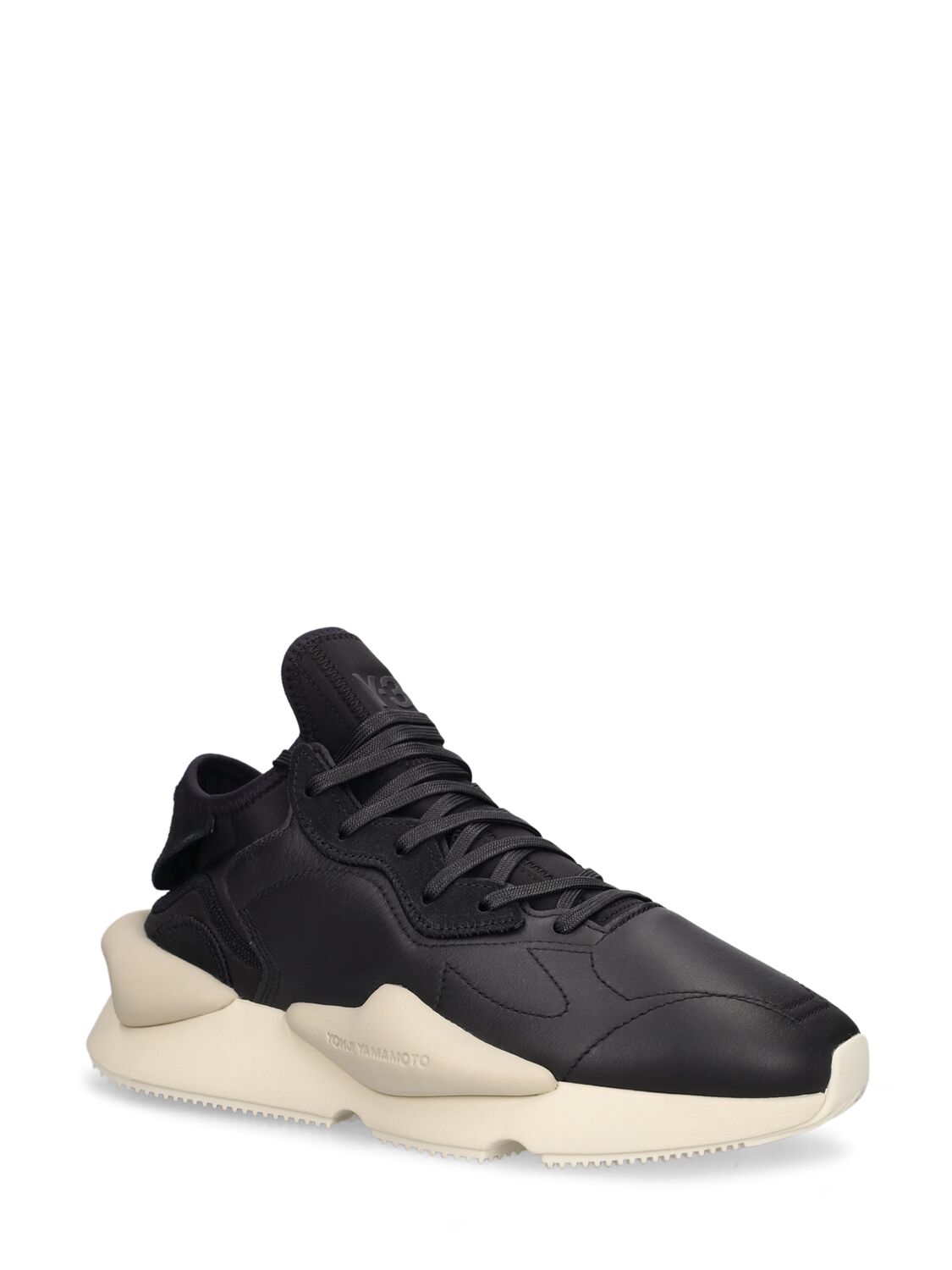 Shop Y-3 Kaiwa Sneakers In Black