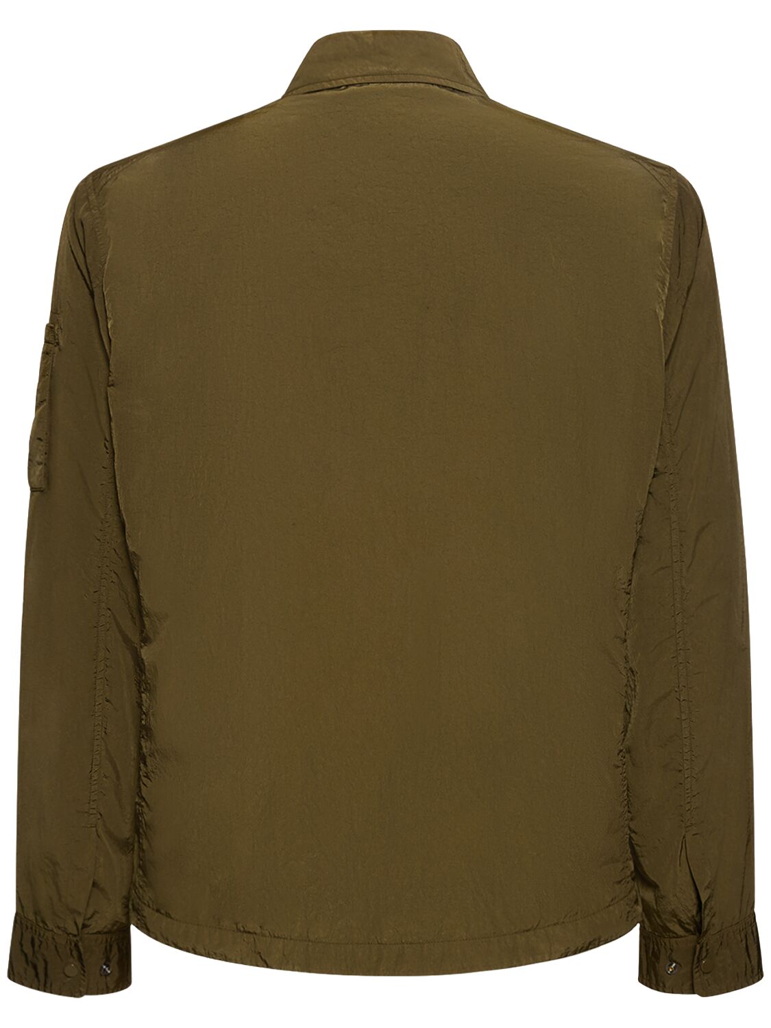 Shop C.p. Company Chrome-r Breast Pocket Overshirt In Green
