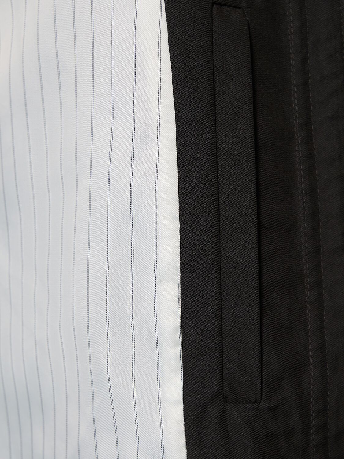 Shop Dunst Half Mac Cotton & Nylon Jacket In Black