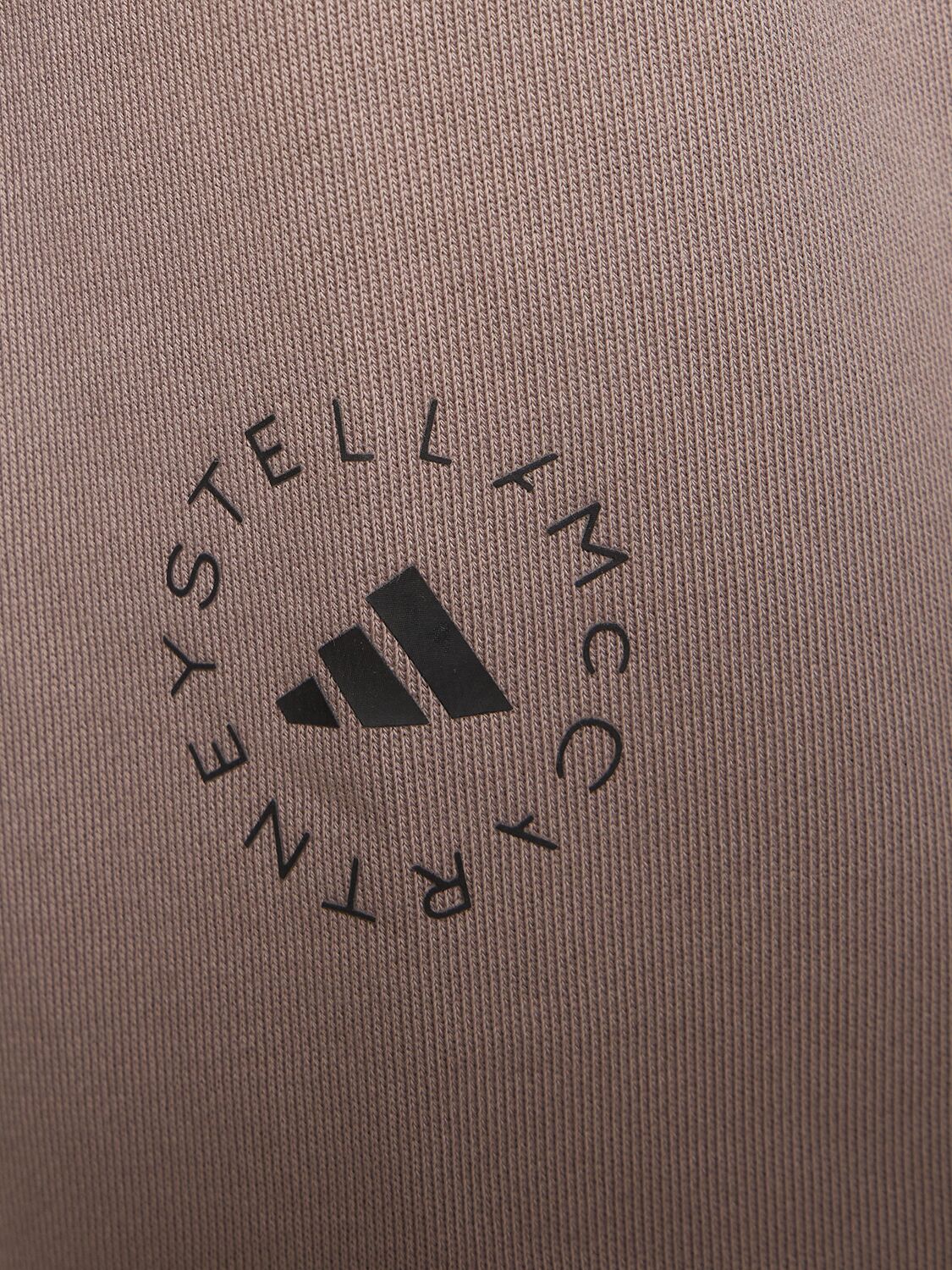 Shop Adidas By Stella Mccartney Sportswear Open-back Crop Sweatshirt In Tech Earth