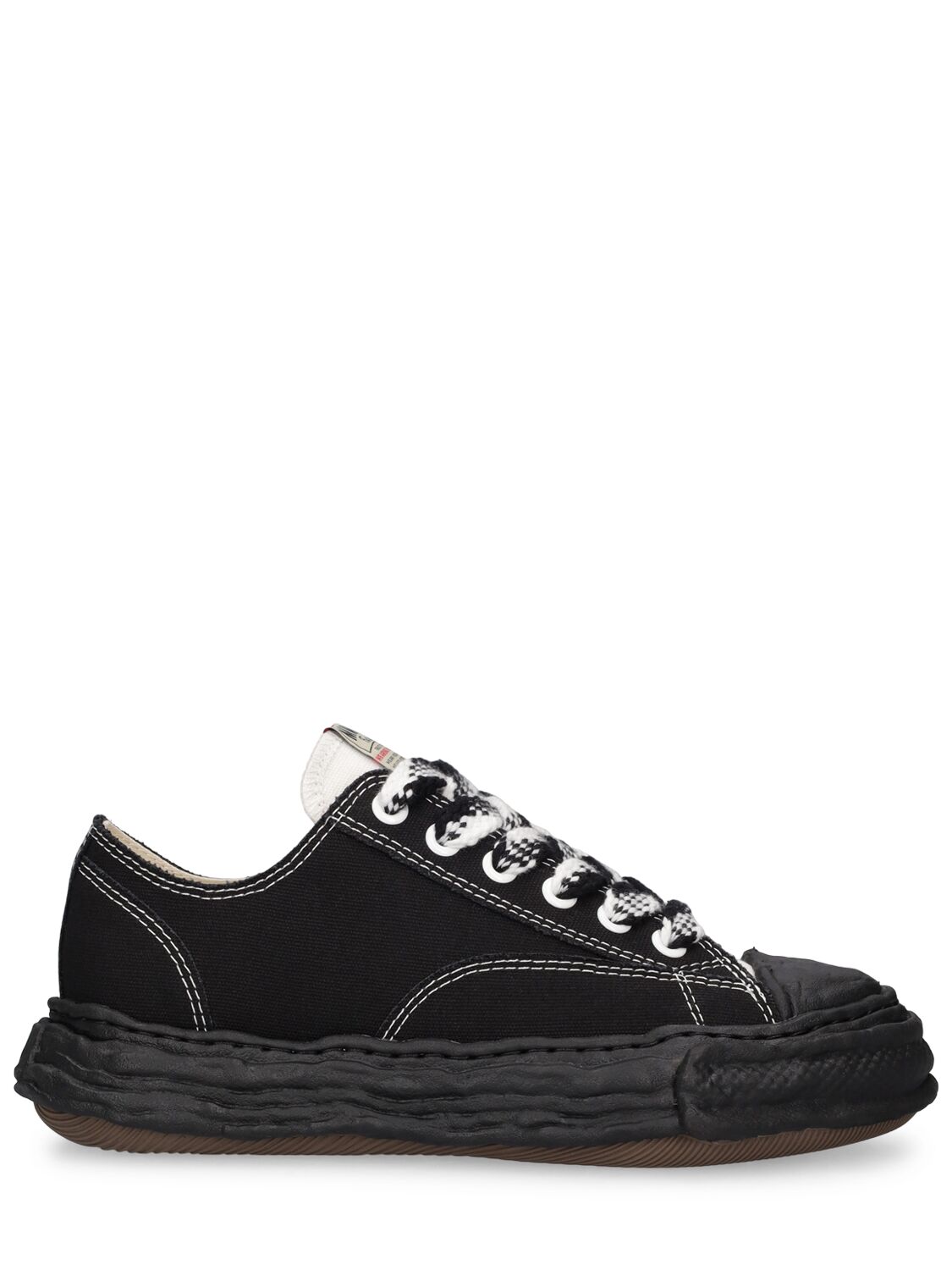 Miharayasuhiro Peterson Low 23 Og Sole Canvas Sneakers In Black